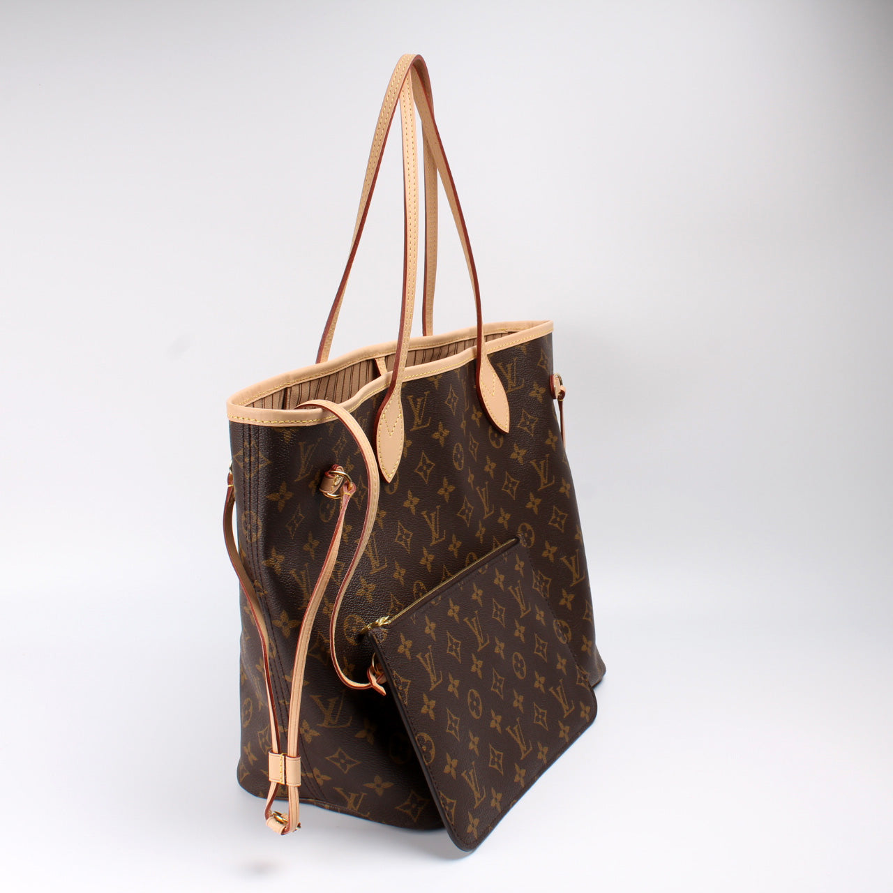 Louis Vuitton Neverfull MM W Monogram Wallet Case Monogram 12