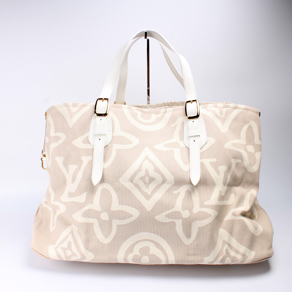 Louis Vuitton Cabas Tahitienne GM Canvas Handbag