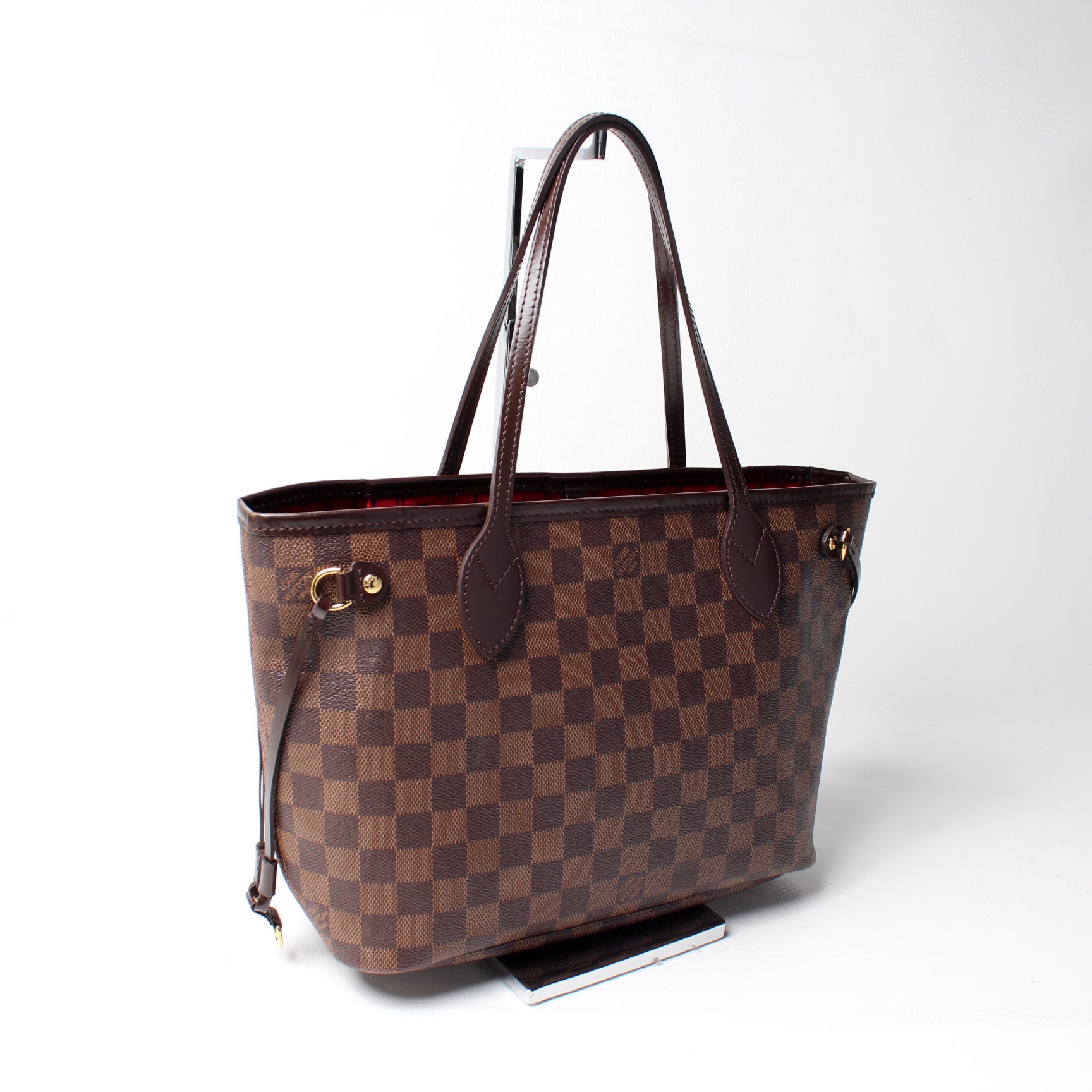 Louis Vuitton Neverfull PM Ebene Damier Tote Bag Ebene 2