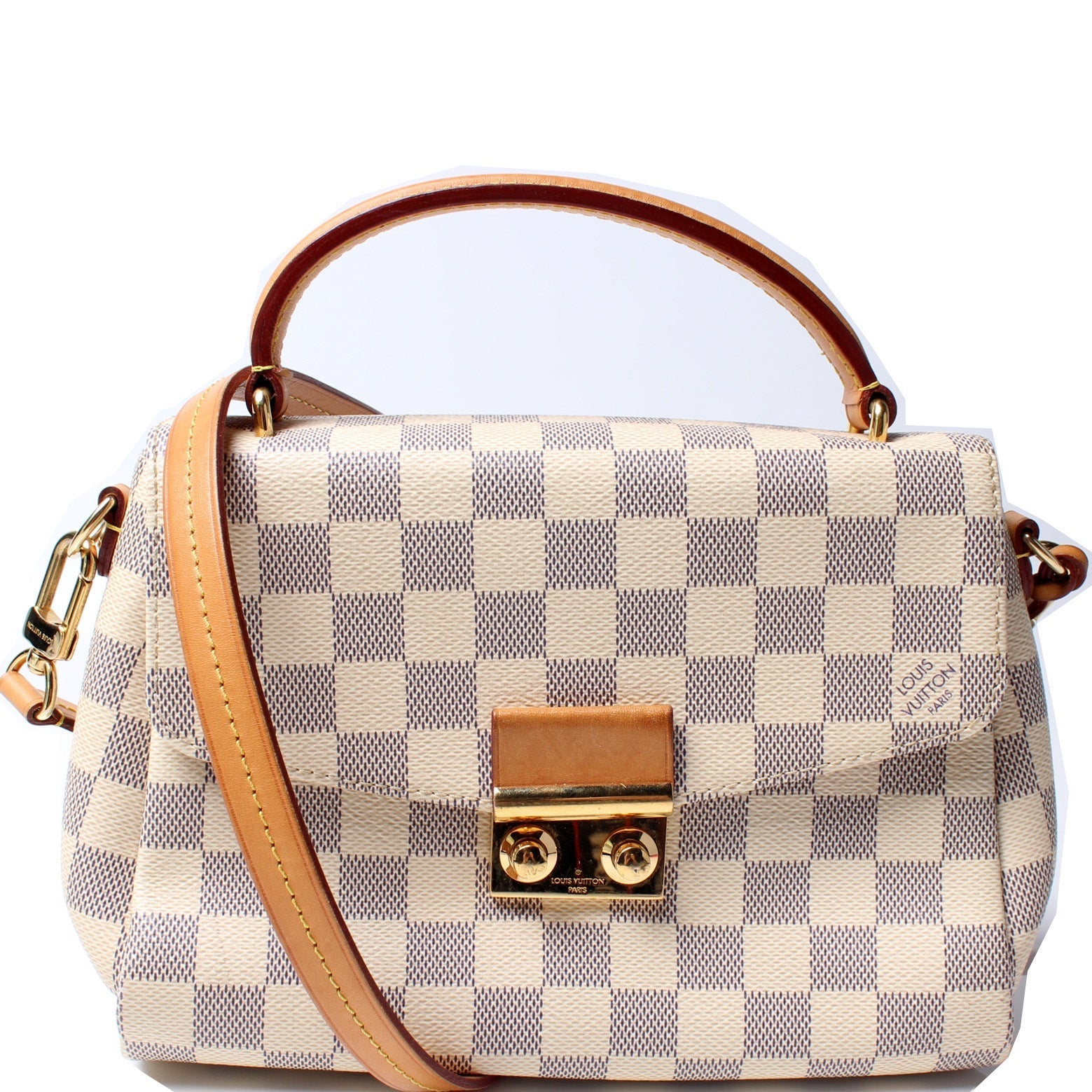 Louis Vuitton Croisette Azur Damier Handbag