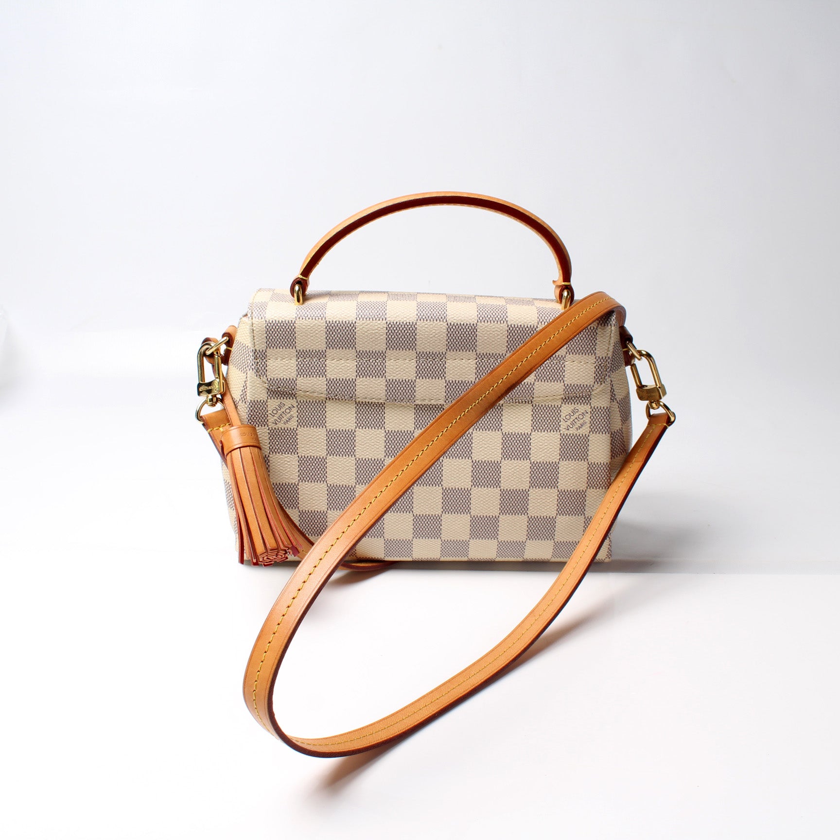 Louis Vuitton Croisette Azur Damier Handbag