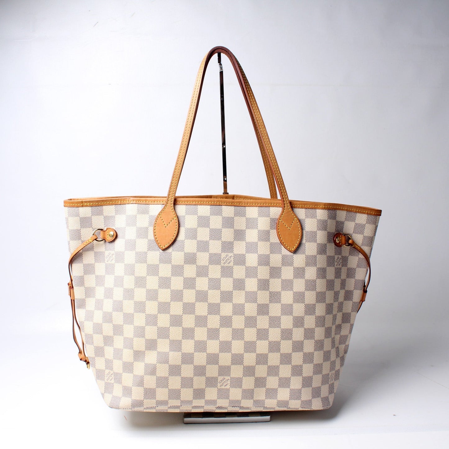 Louis Vuitton Neverfull MM W Azur Damier Wallet Case Azur 5