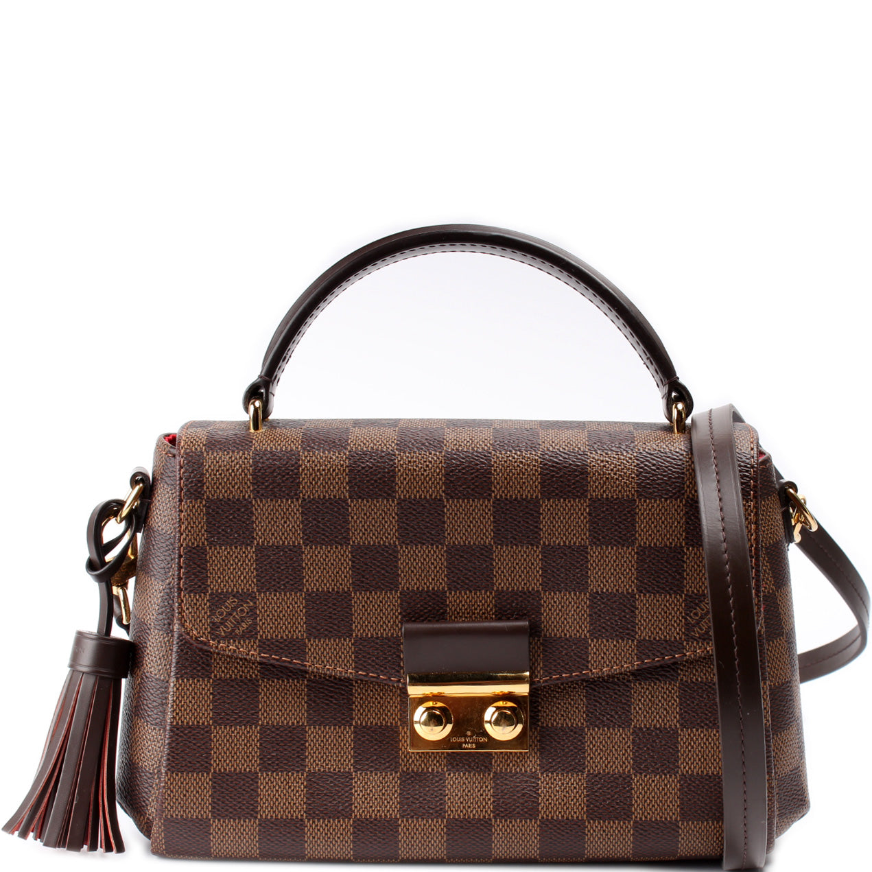 Louis Vuitton Croisette Ebene Damier Handbag Ebene 3