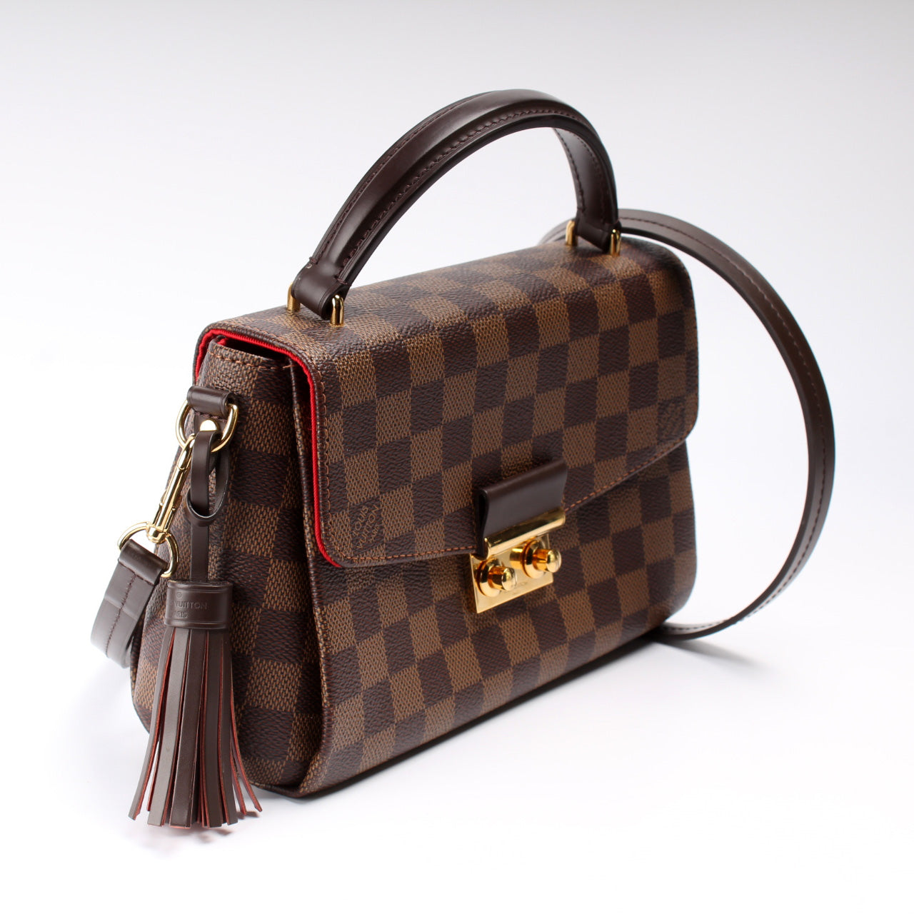Louis Vuitton Croisette Ebene Damier Handbag Ebene 3