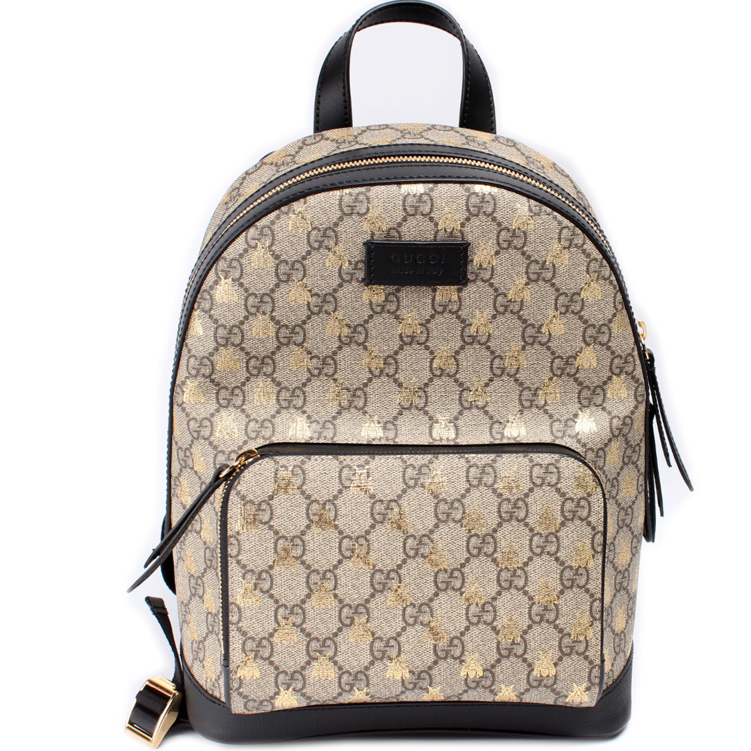 Gucci GG Supreme Bee Backpack