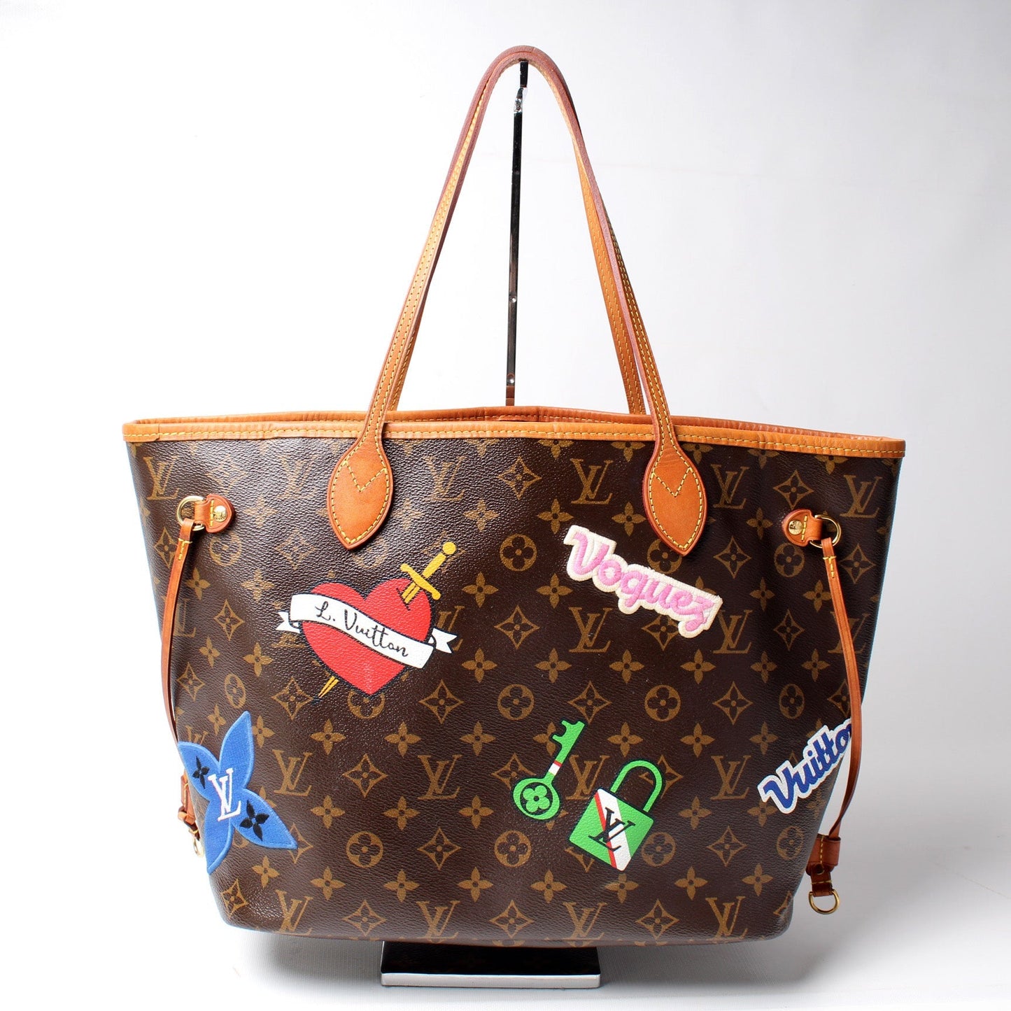 Louis Vuitton Neverfull MM Patches Wallet Case With Wallet