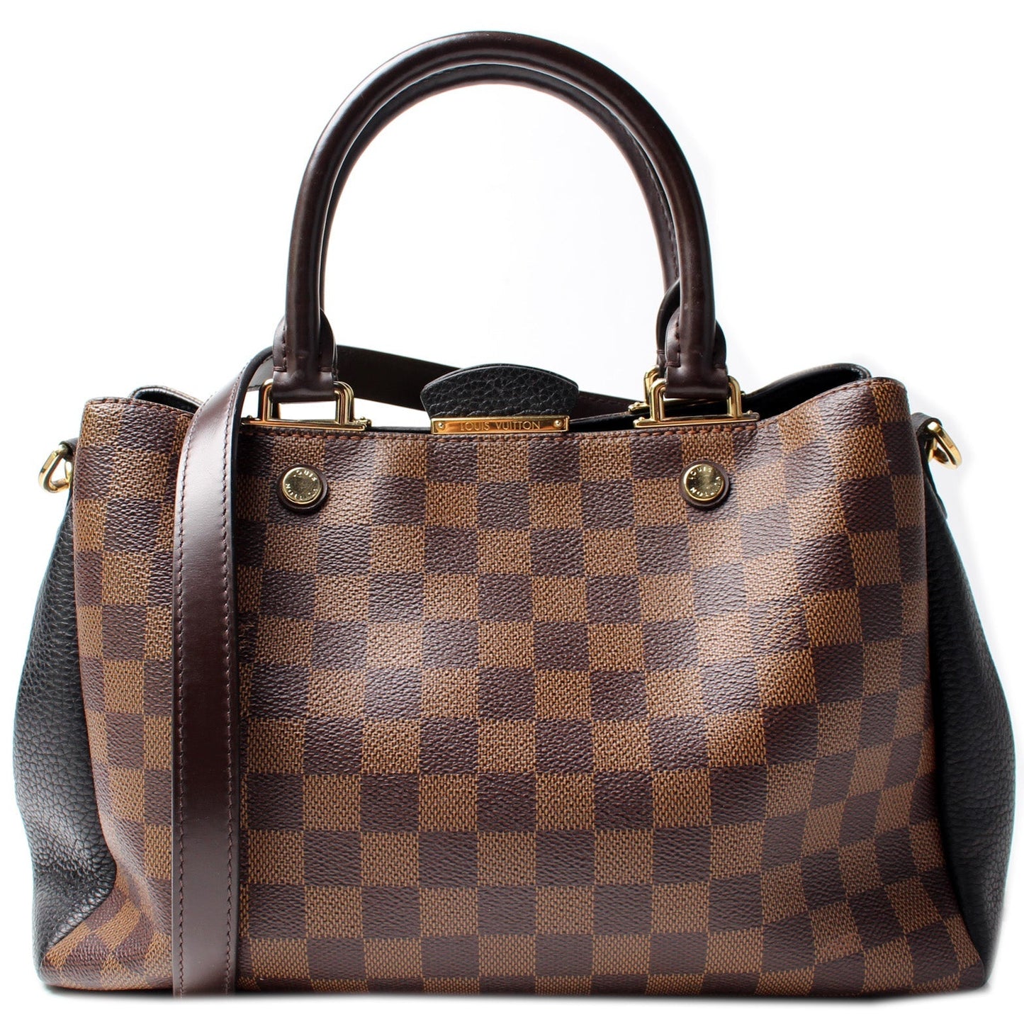 Louis Vuitton Brittany Ebene Damier Handbag