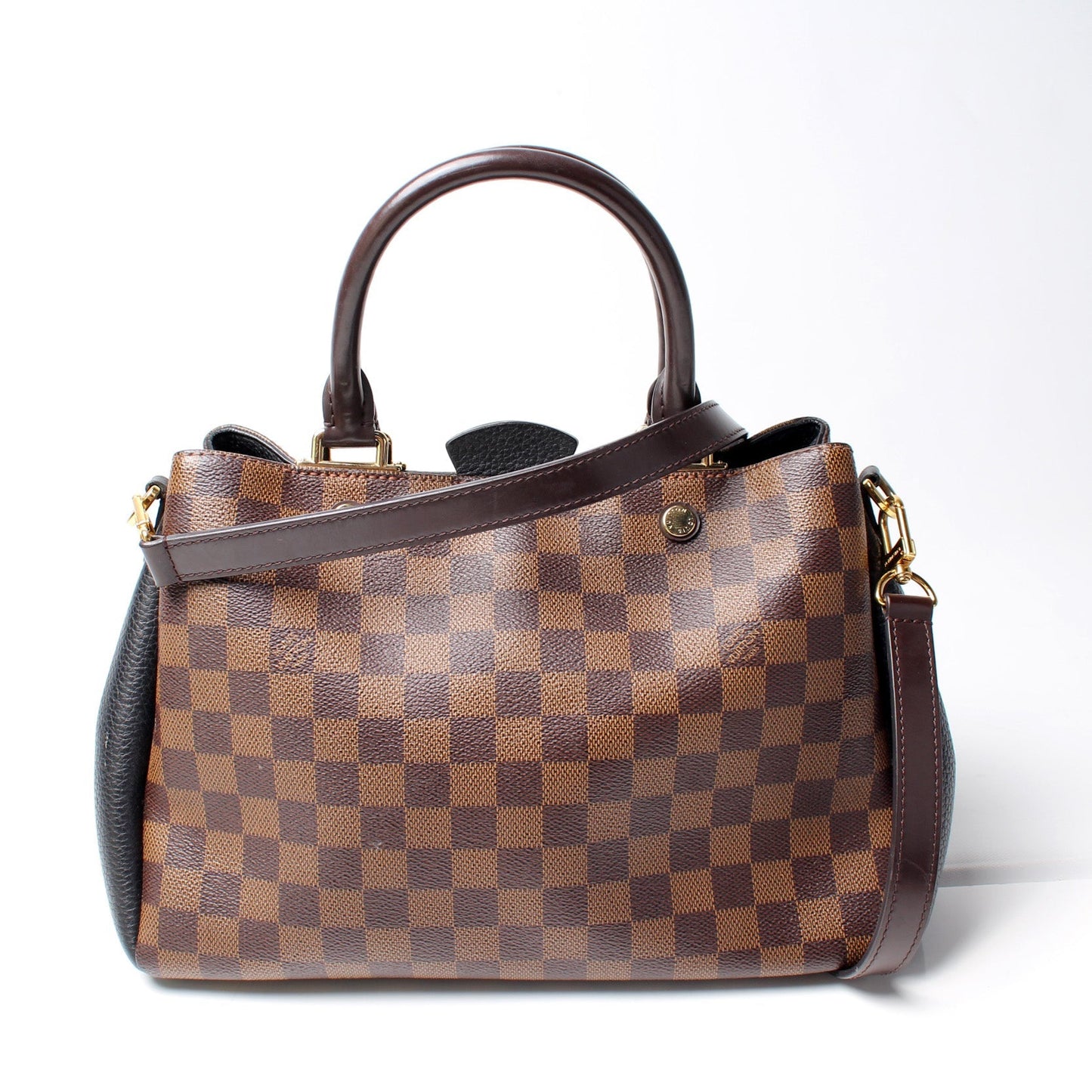 Louis Vuitton Brittany Ebene Damier Handbag