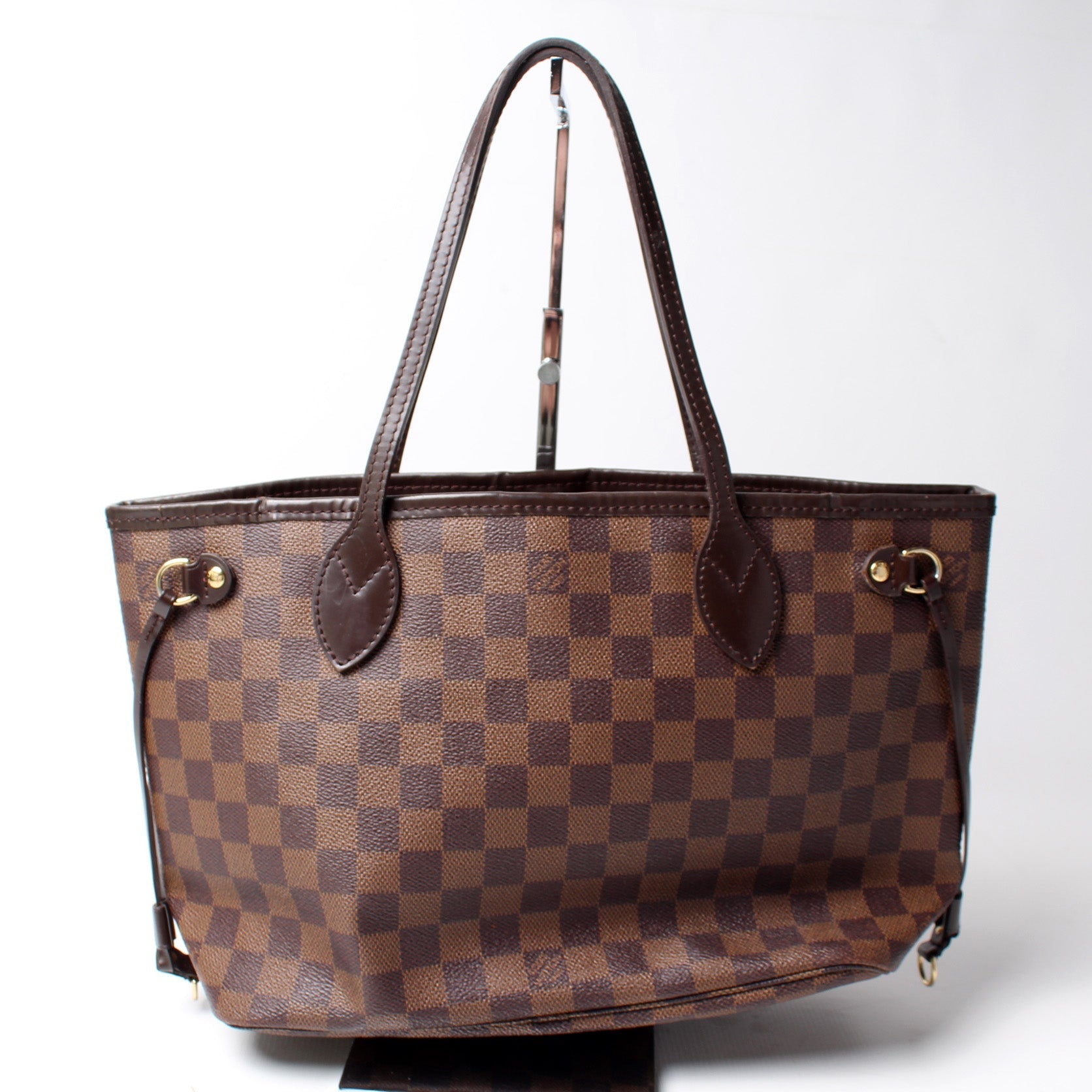 Louis Vuitton Neverfull PM Ebene Damier Tote Bag Ebene 4