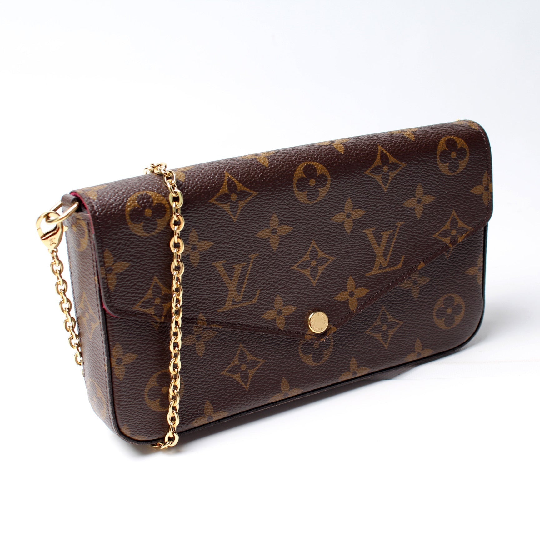 Louis Vuitton Pochette Felicie Monogram Clutch Bag Monogram 46