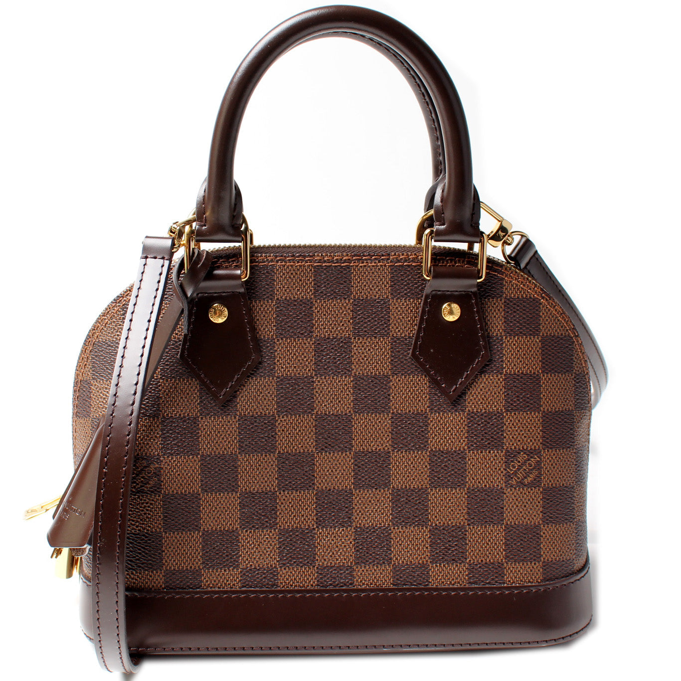 Louis Vuitton Alma BB Ebene Damier Handbag Ebene 3