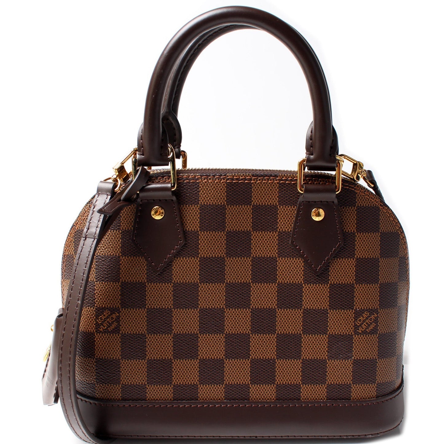 Louis Vuitton Alma BB Ebene Damier Handbag Ebene 2