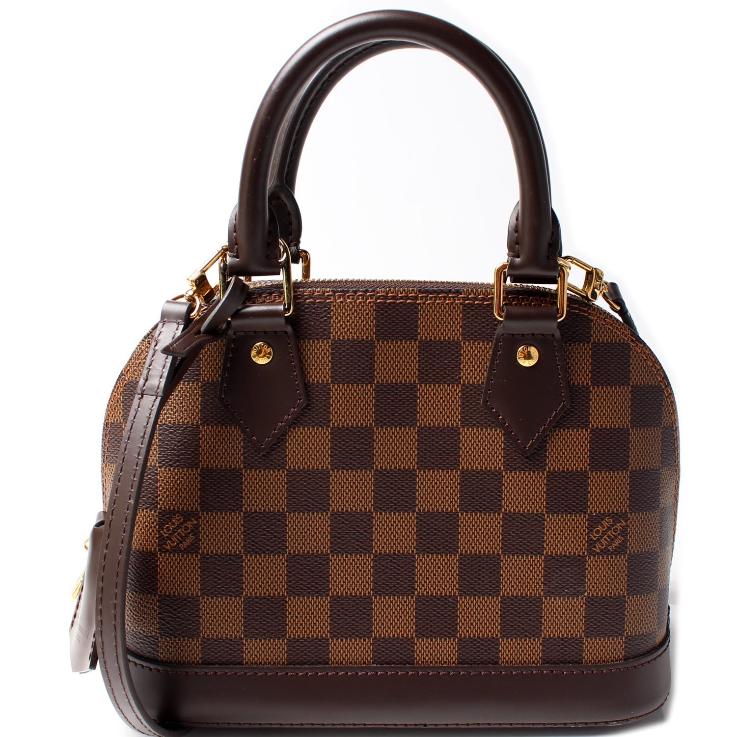Louis Vuitton Alma BB Ebene Damier Handbag Ebene 2
