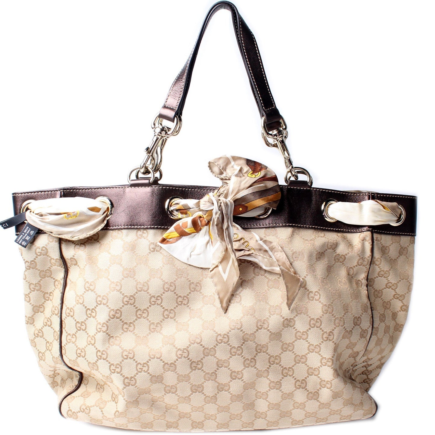 Gucci GG Positano Canvas Tote Bag