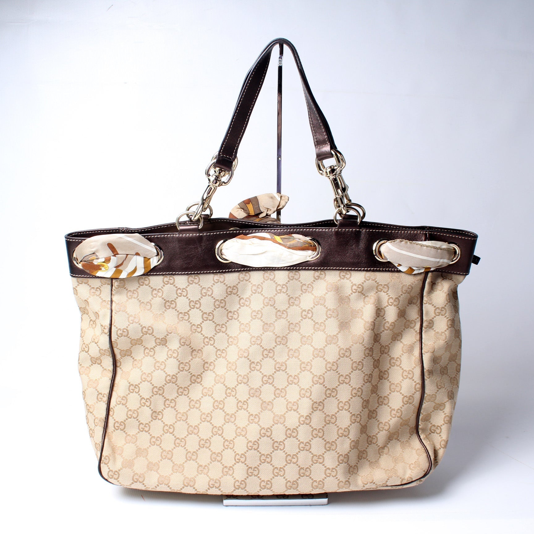 Gucci GG Positano Canvas Tote Bag