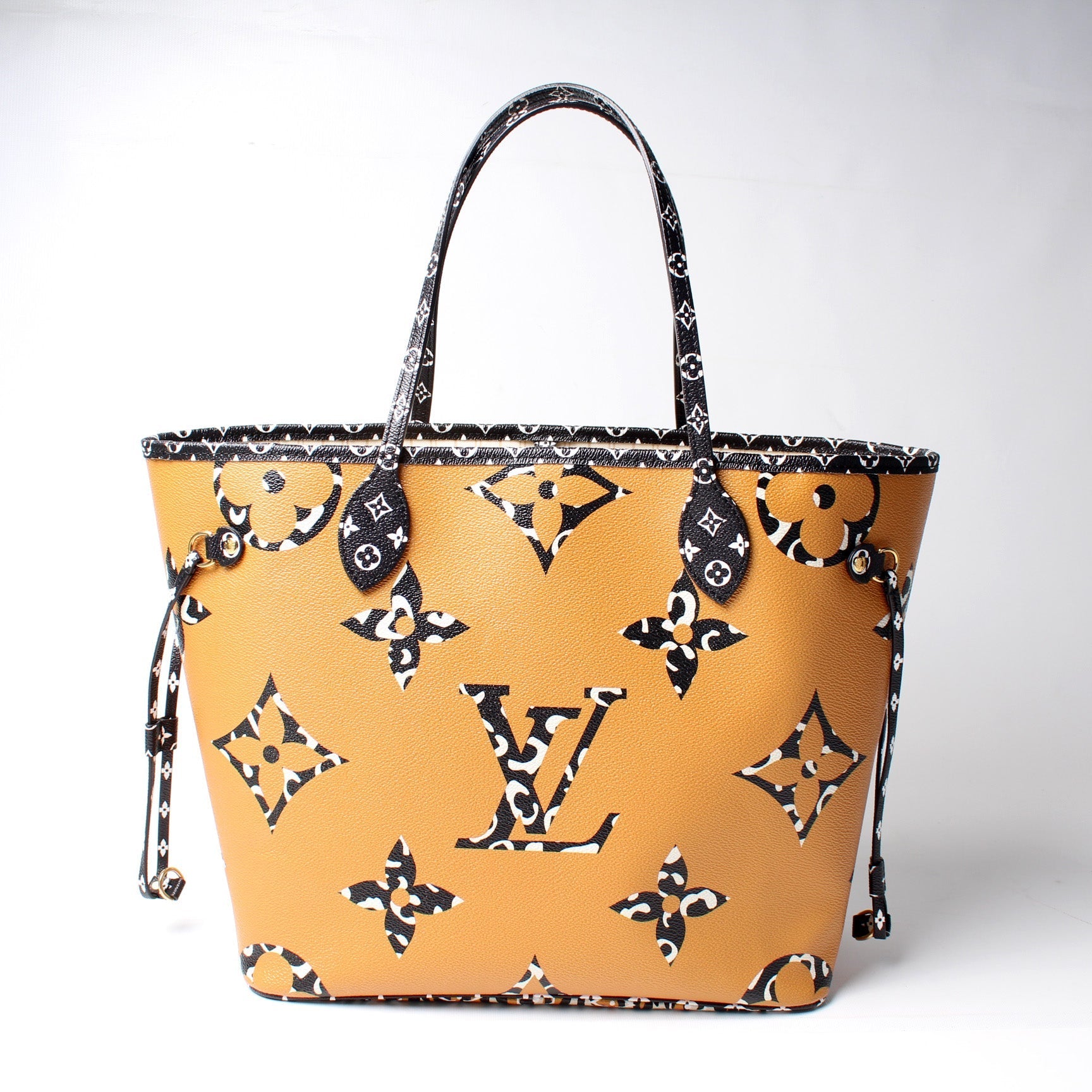 Louis Vuitton Neverfull MM W Pochette Giant Tote Bag