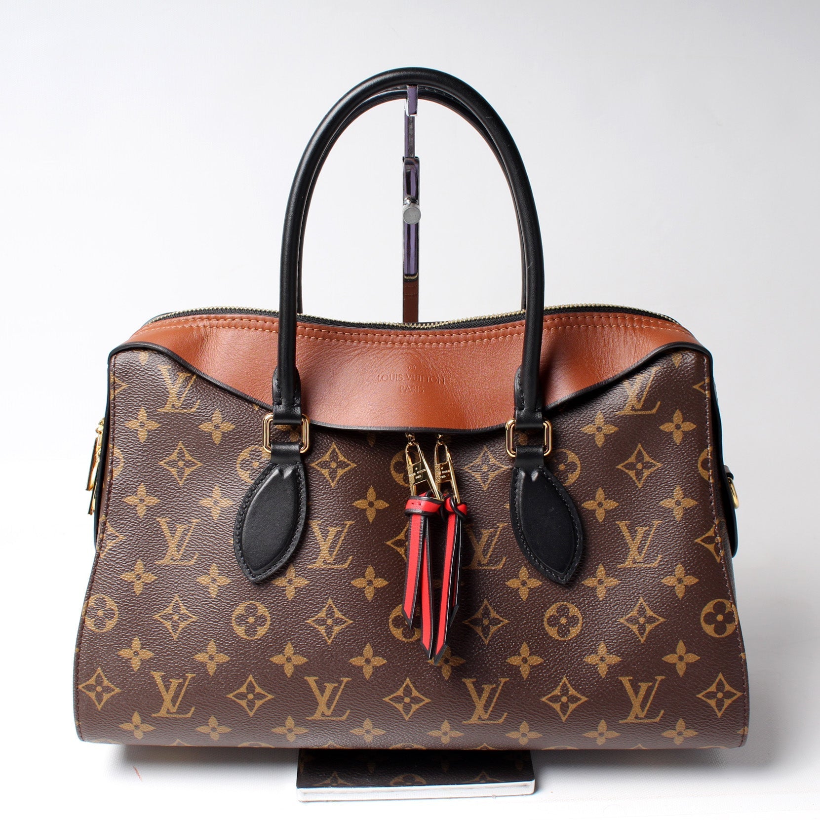 Louis Vuitton Tuileries Satchel Monogram Leather Satchel Bag