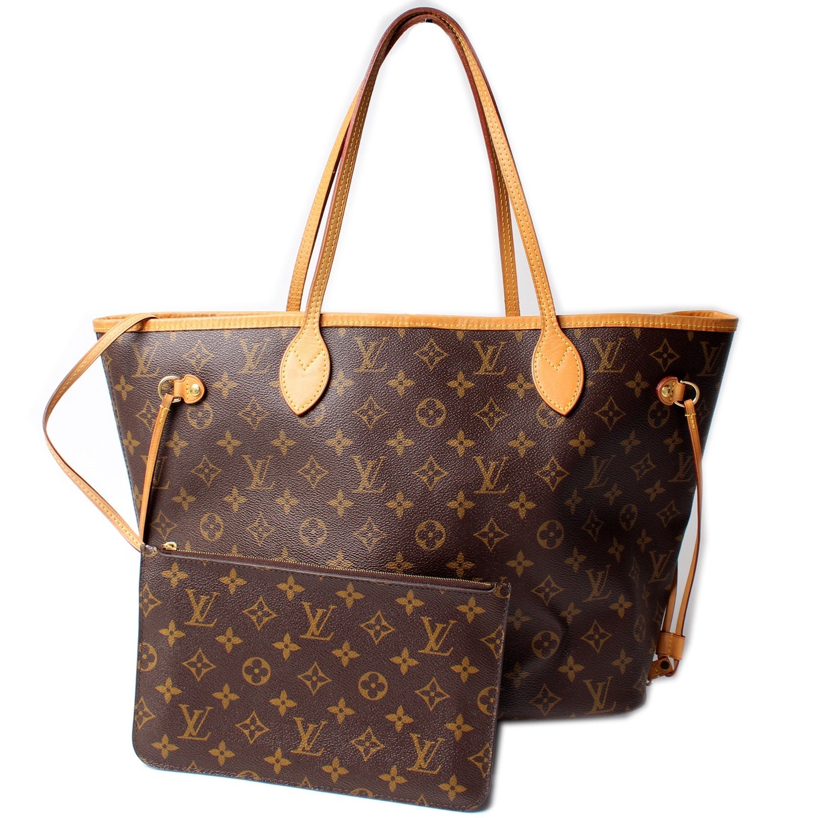 Louis Vuitton Neverfull MM W Monogram Wallet Case Monogram 13