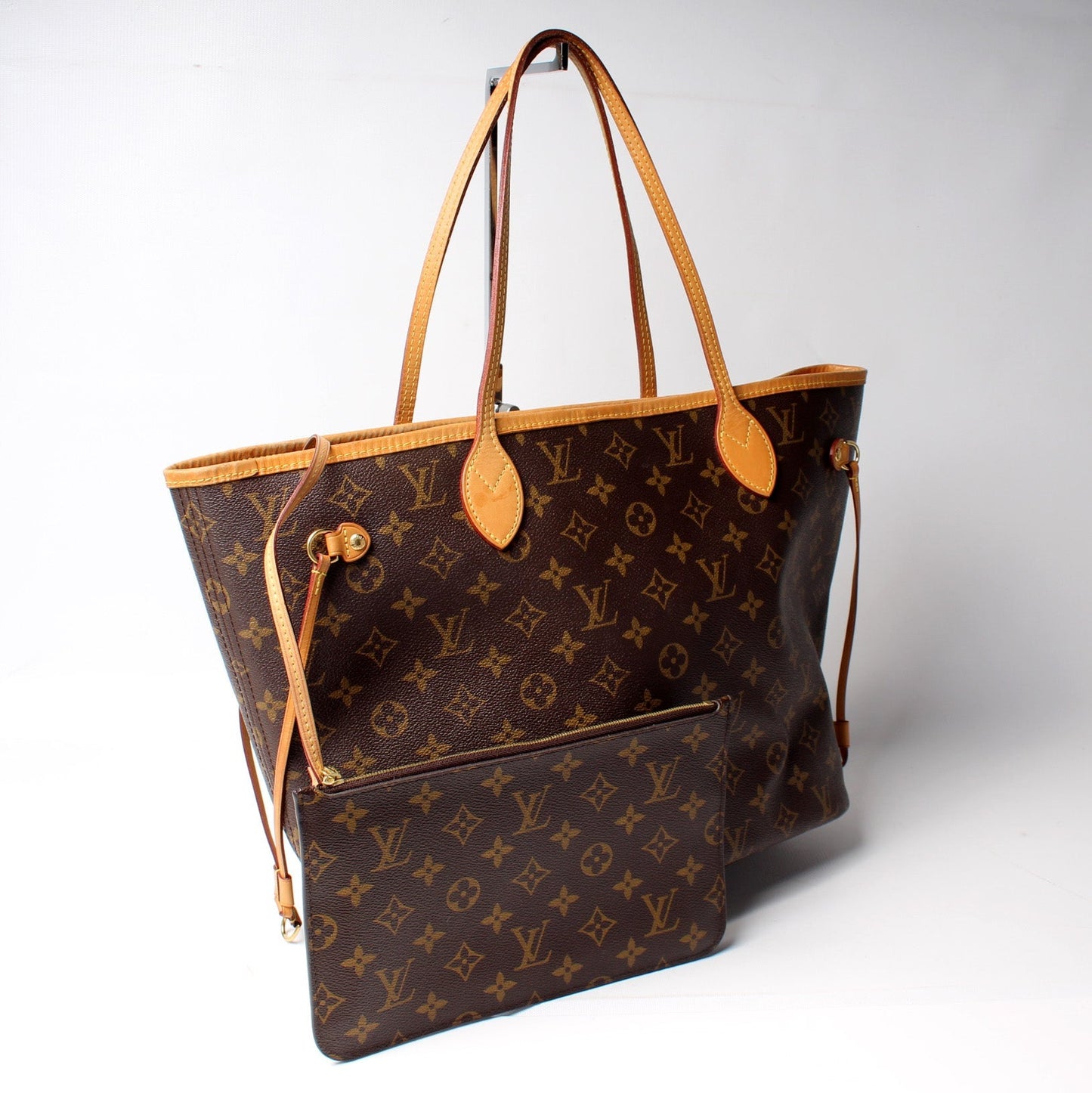 Louis Vuitton Neverfull MM W Monogram Wallet Case Monogram 13