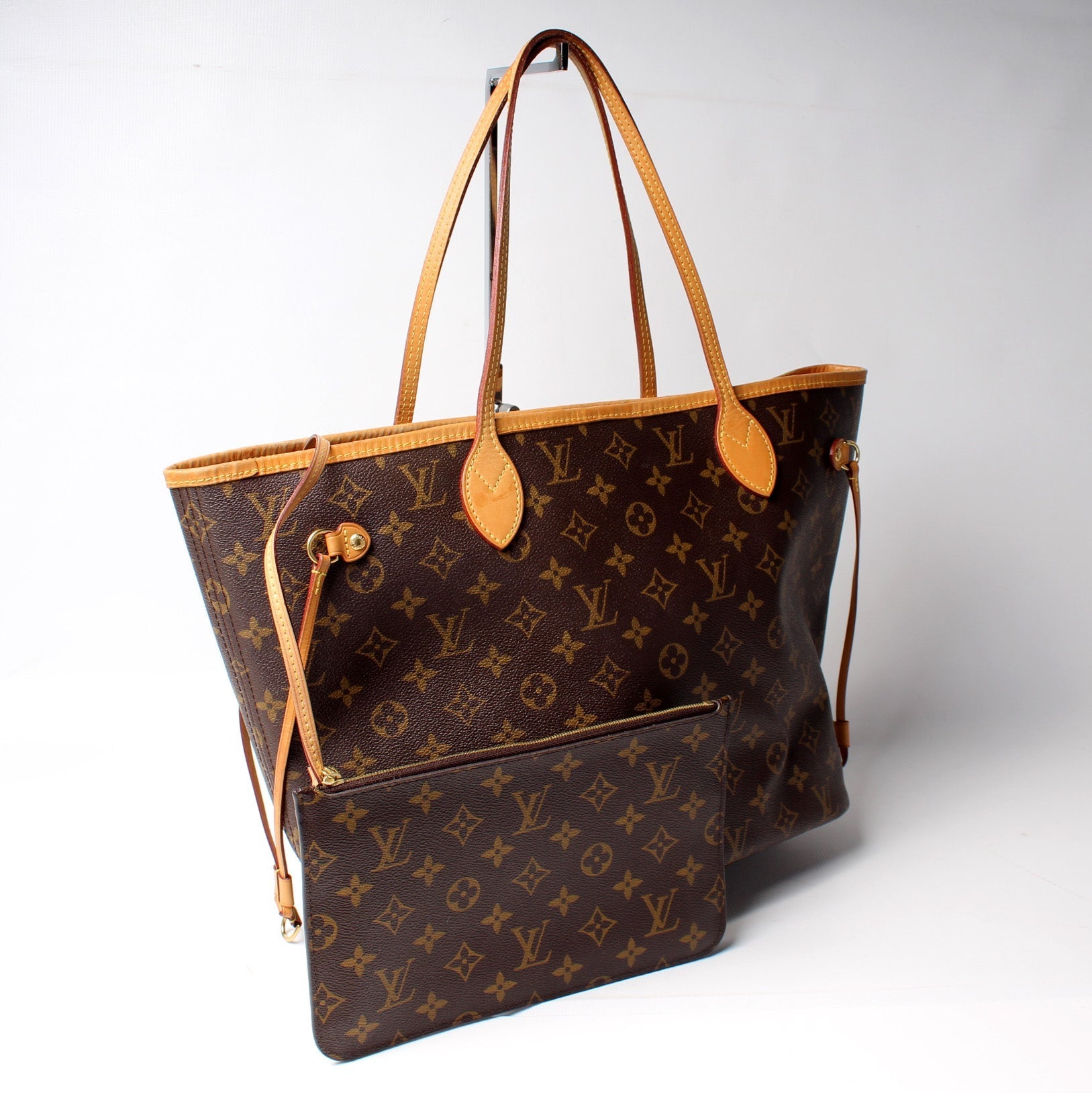 Louis Vuitton Neverfull MM W Monogram Wallet Case Monogram 13