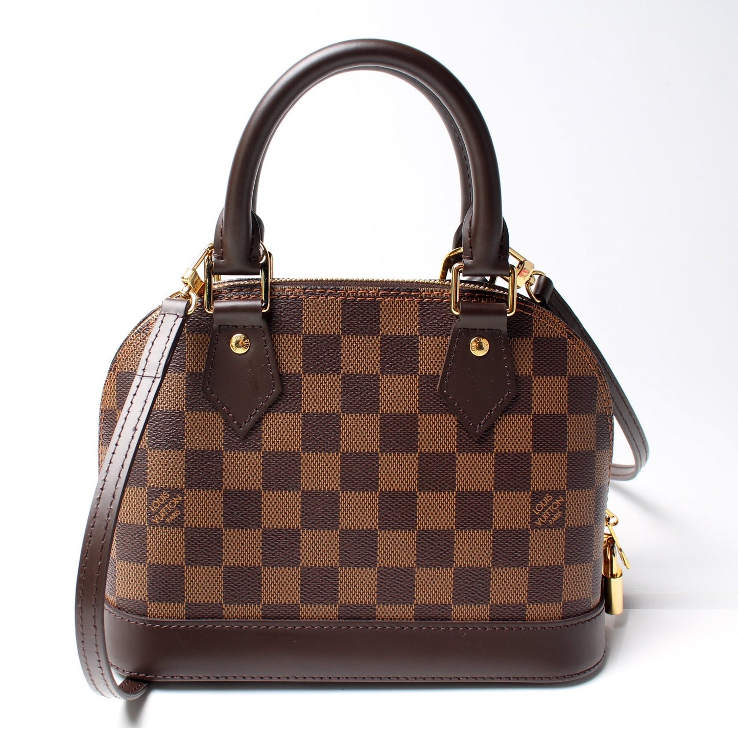 Louis Vuitton Alma BB Ebene Damier Handbag Ebene 4