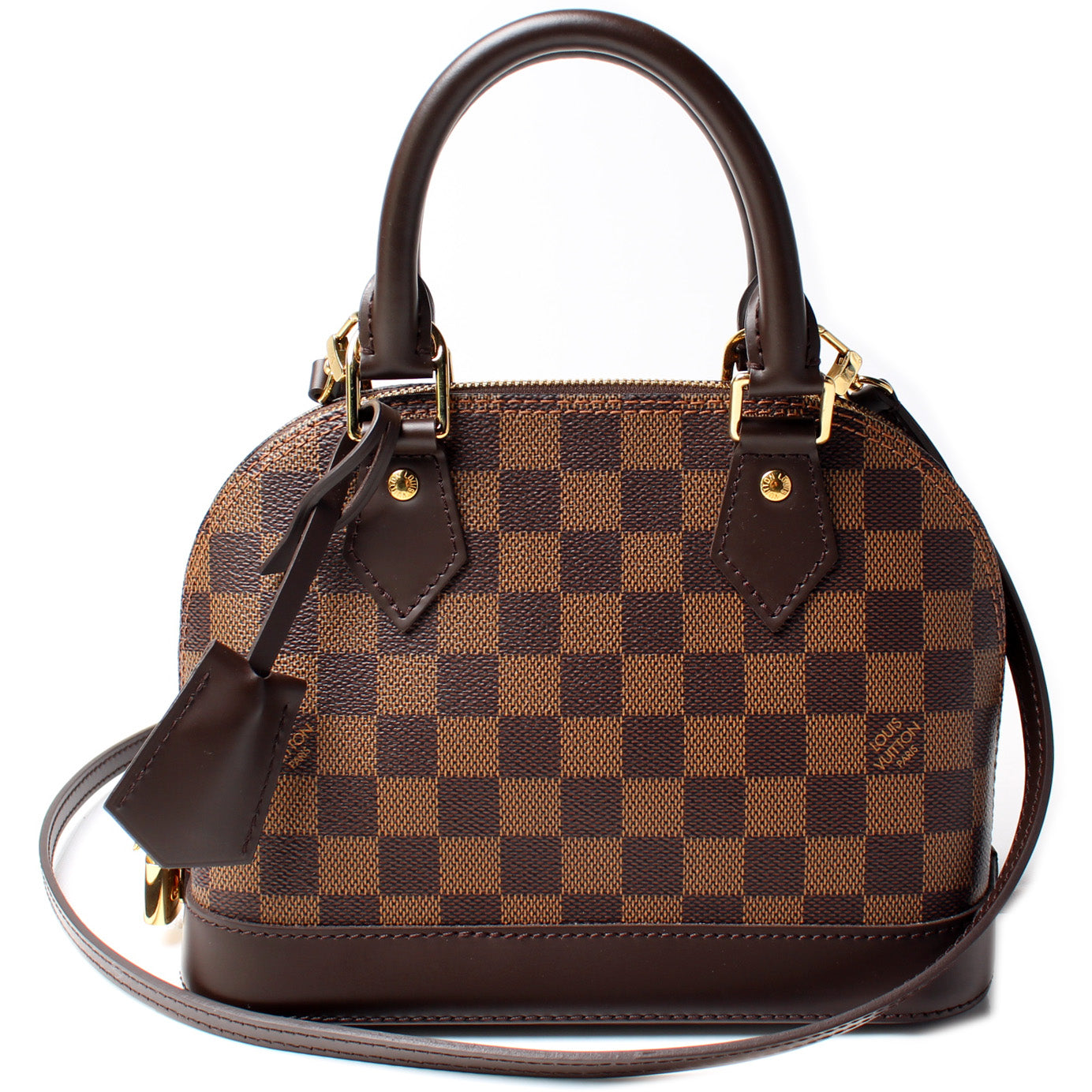 Louis Vuitton Alma BB Ebene Damier Handbag Ebene 4