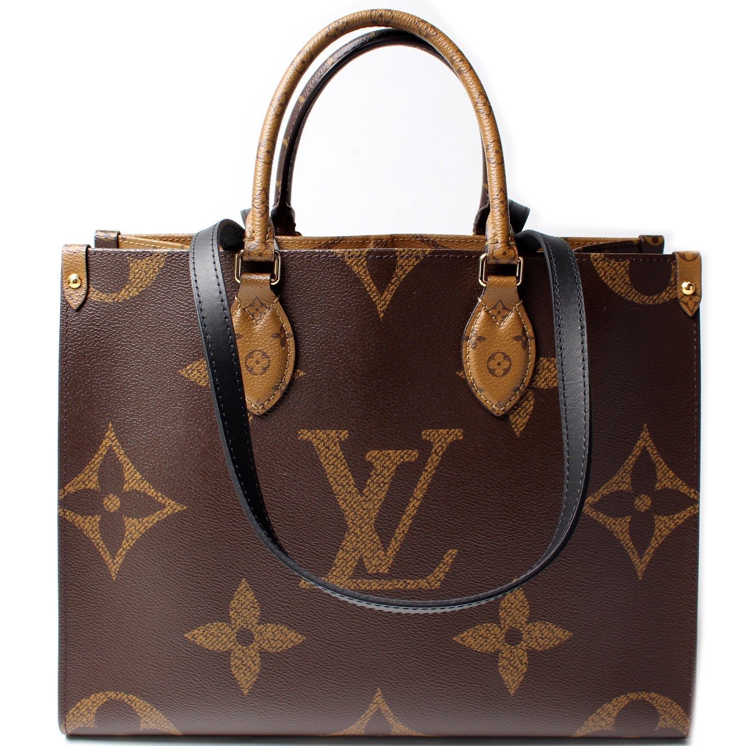 Louis Vuitton ONTHEGO MM Reverse Monogram Handbag Monogram Reverse