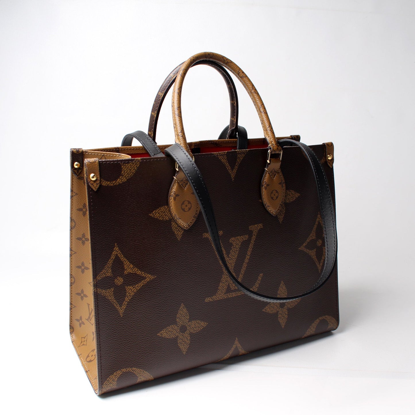 Louis Vuitton ONTHEGO MM Reverse Monogram Handbag Monogram Reverse