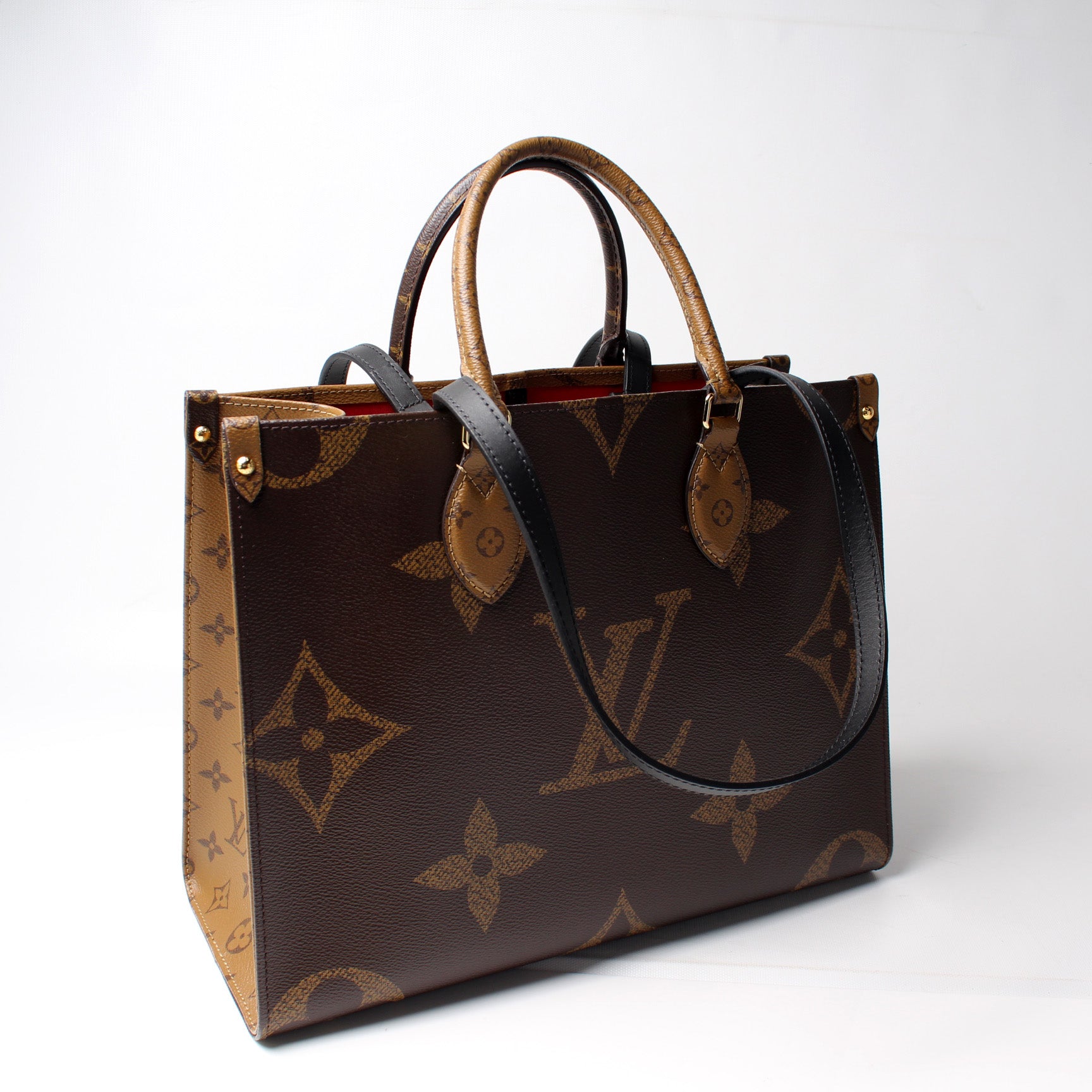 Louis Vuitton ONTHEGO MM Reverse Monogram Handbag Monogram Reverse