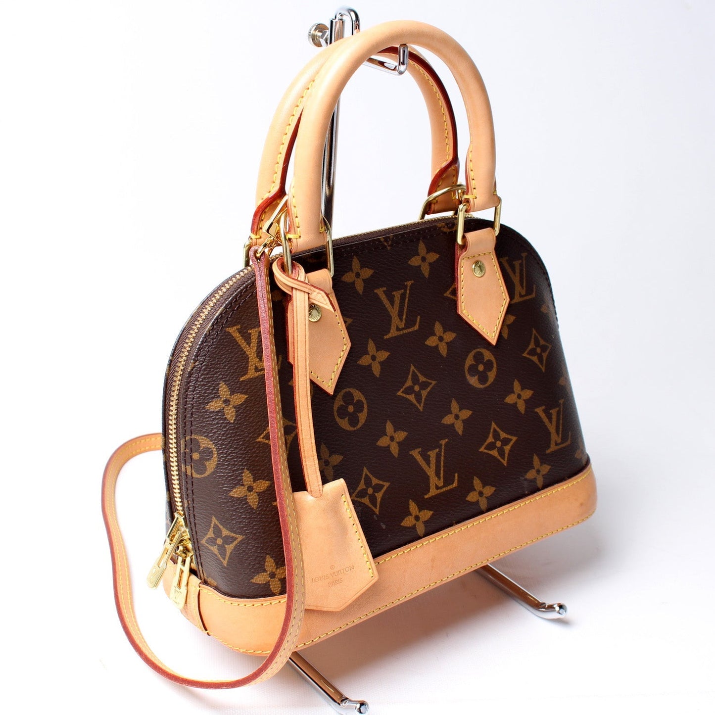 Louis Vuitton Alma BB Monogram Handbag Monogram 8