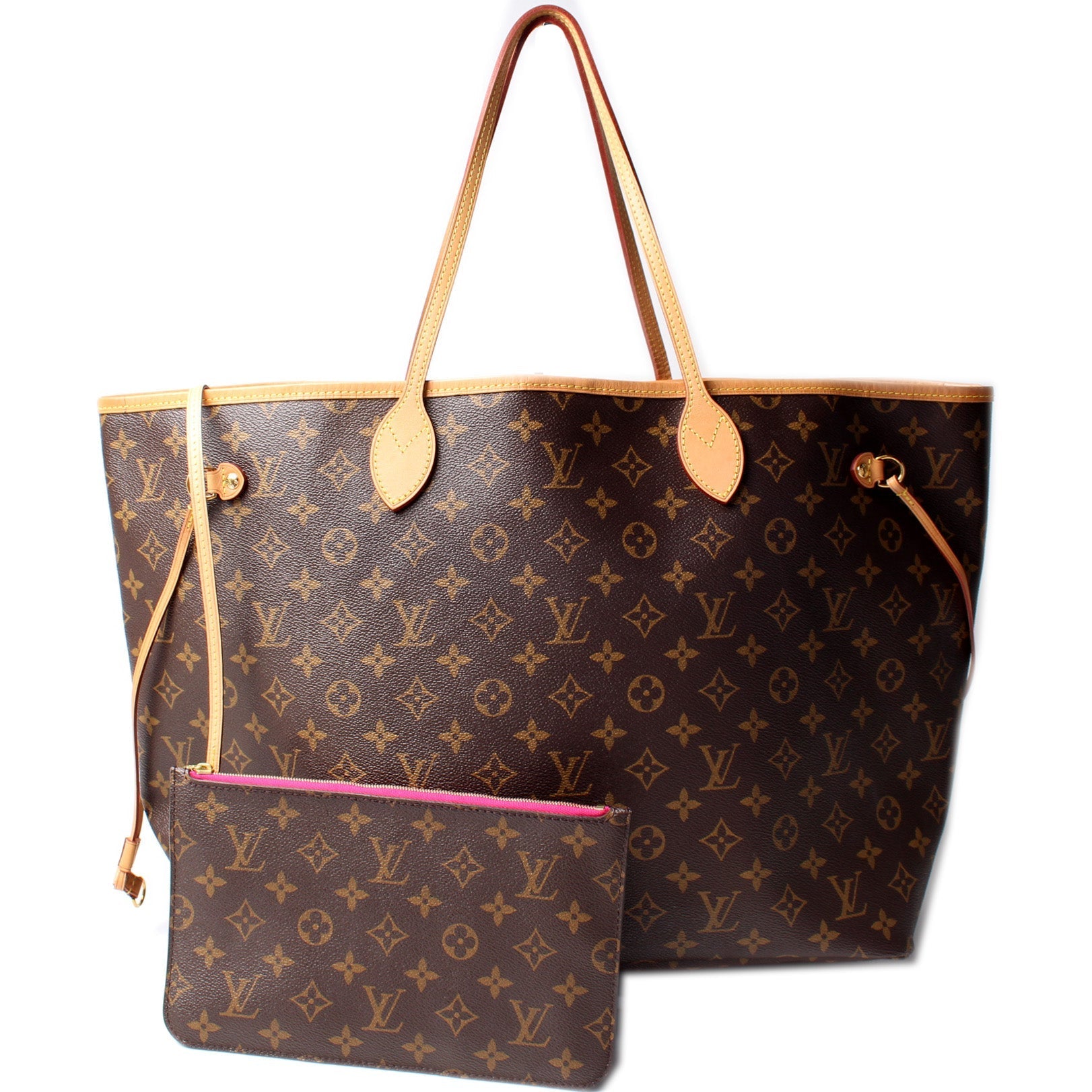 Louis Vuitton Neverfull W GM Monogram Wallet Case