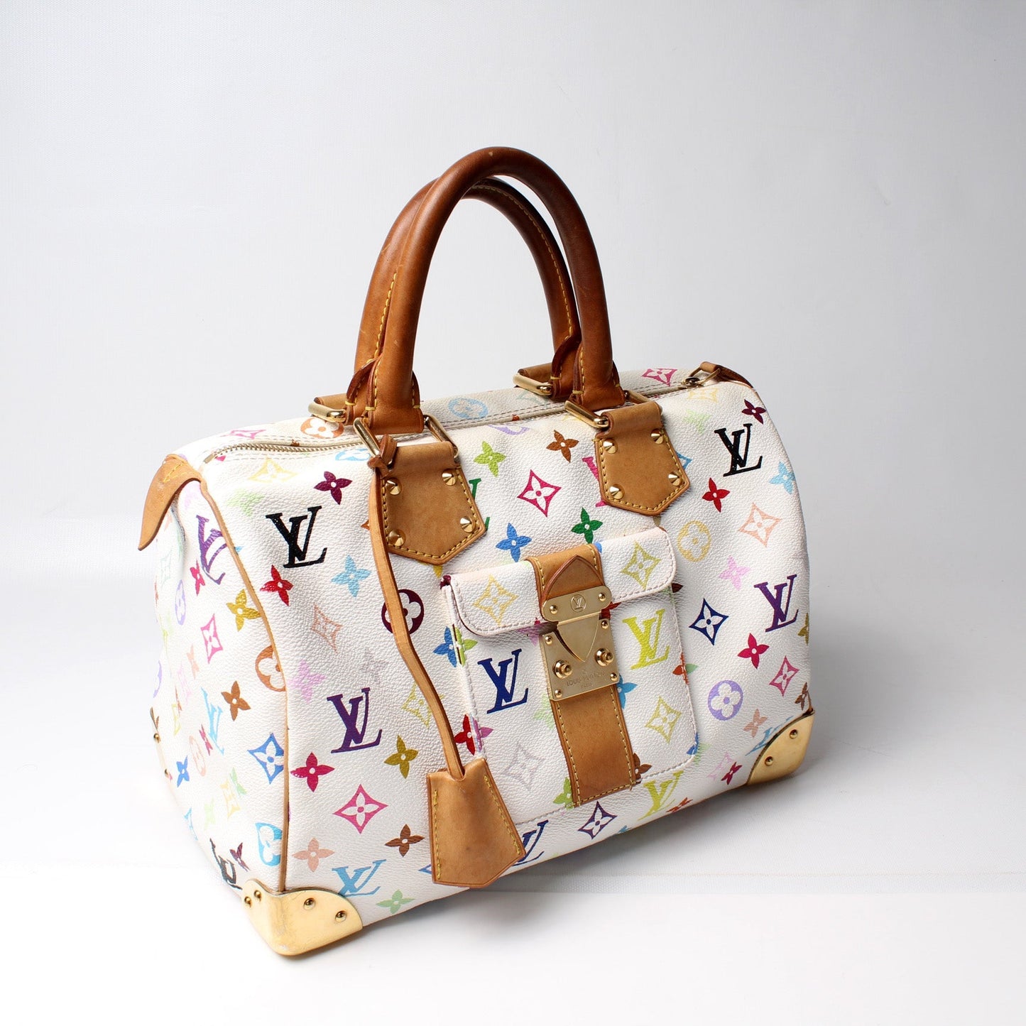 Louis Vuitton Speedy 30 Monogram Multicolor Handbag Monogram 3