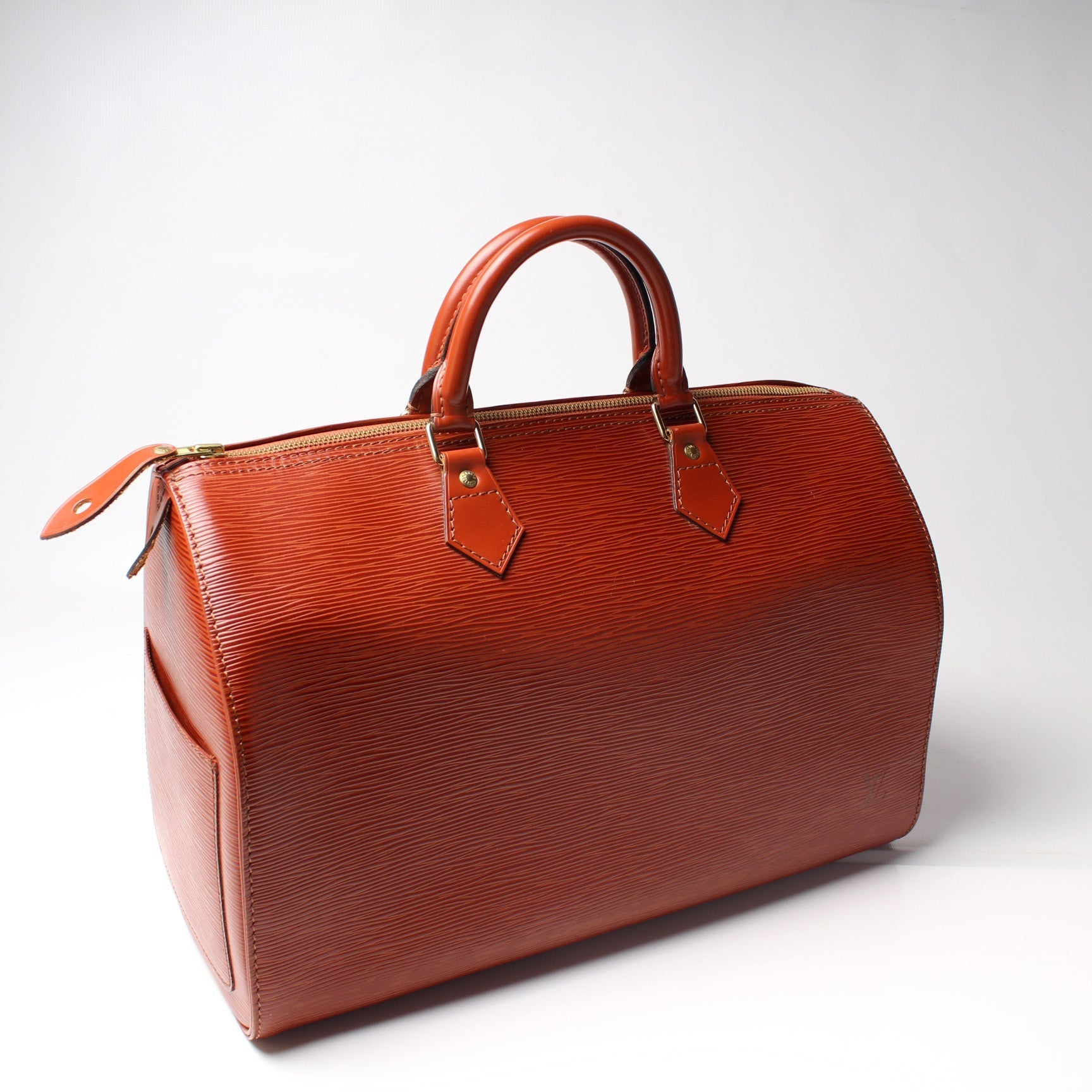 Louis Vuitton Speedy 35 Epi Handbag Epi 13