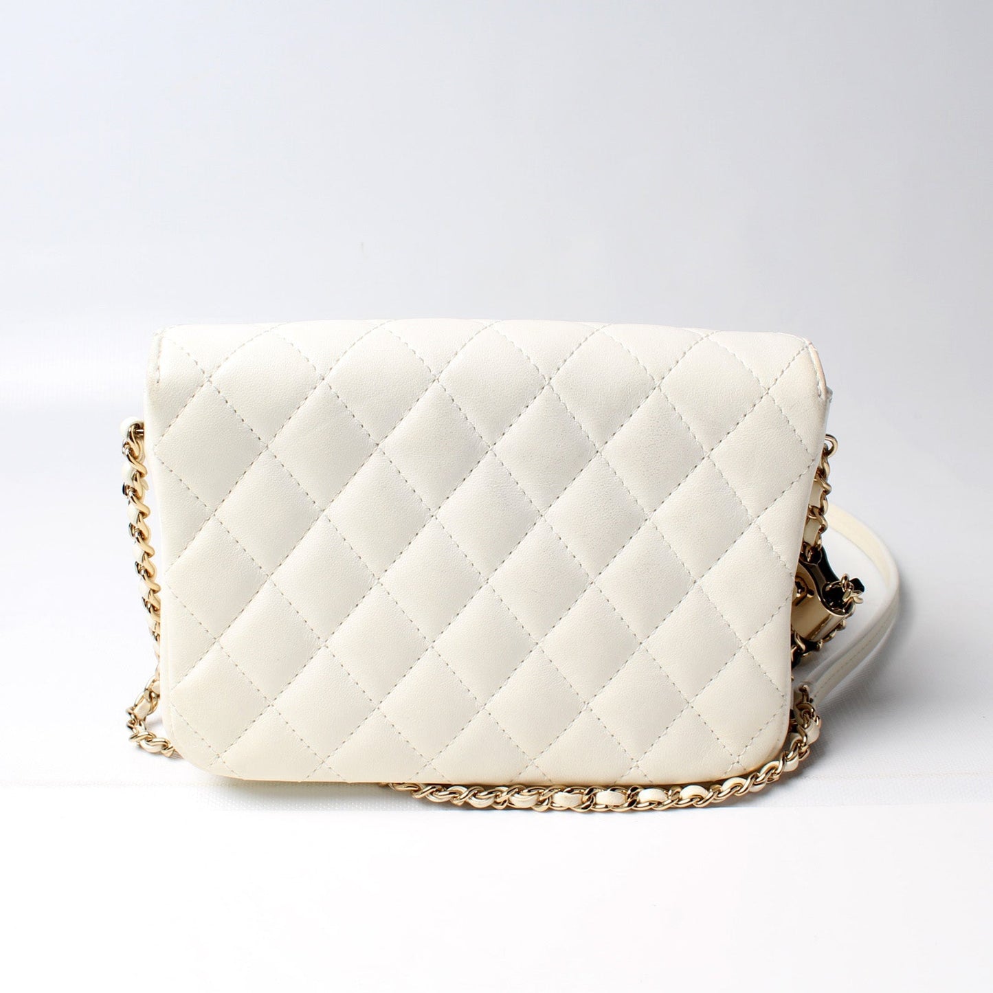 Chanel Side Packs Quilted Lambskin 27MM Handbag