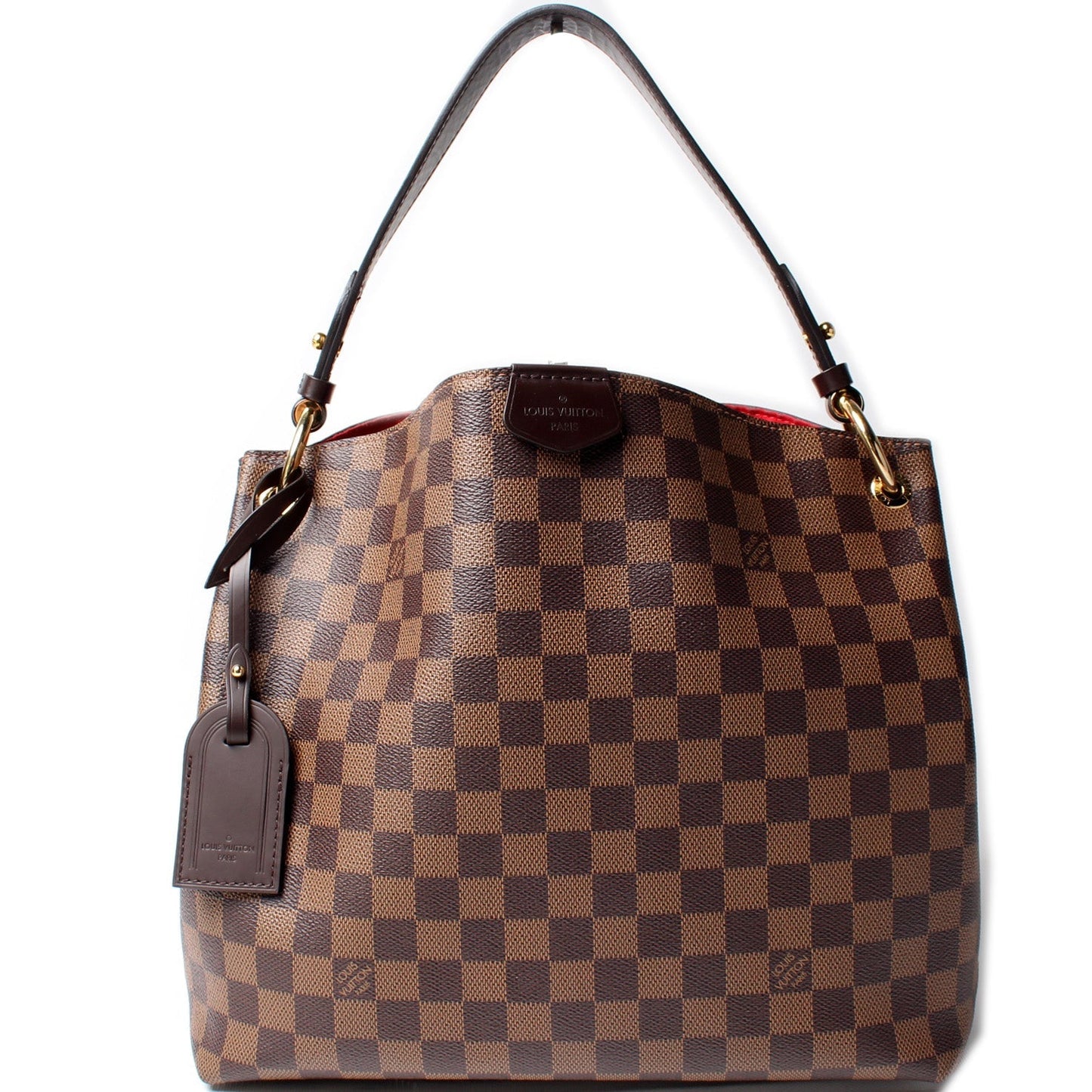 Louis Vuitton Graceful PM Ebene Damier Handbag Ebene 18