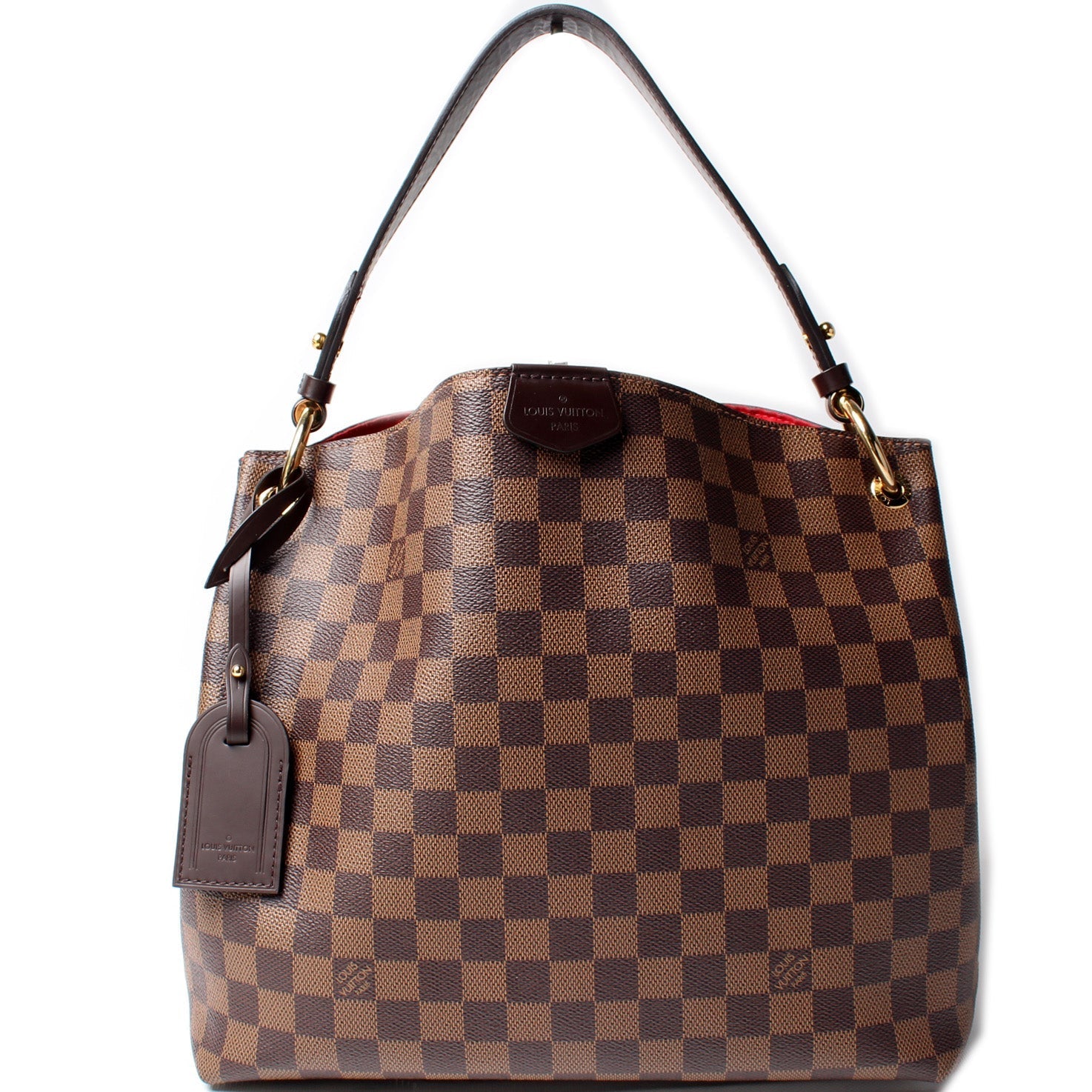 Louis Vuitton Graceful PM Ebene Damier Handbag Ebene 18