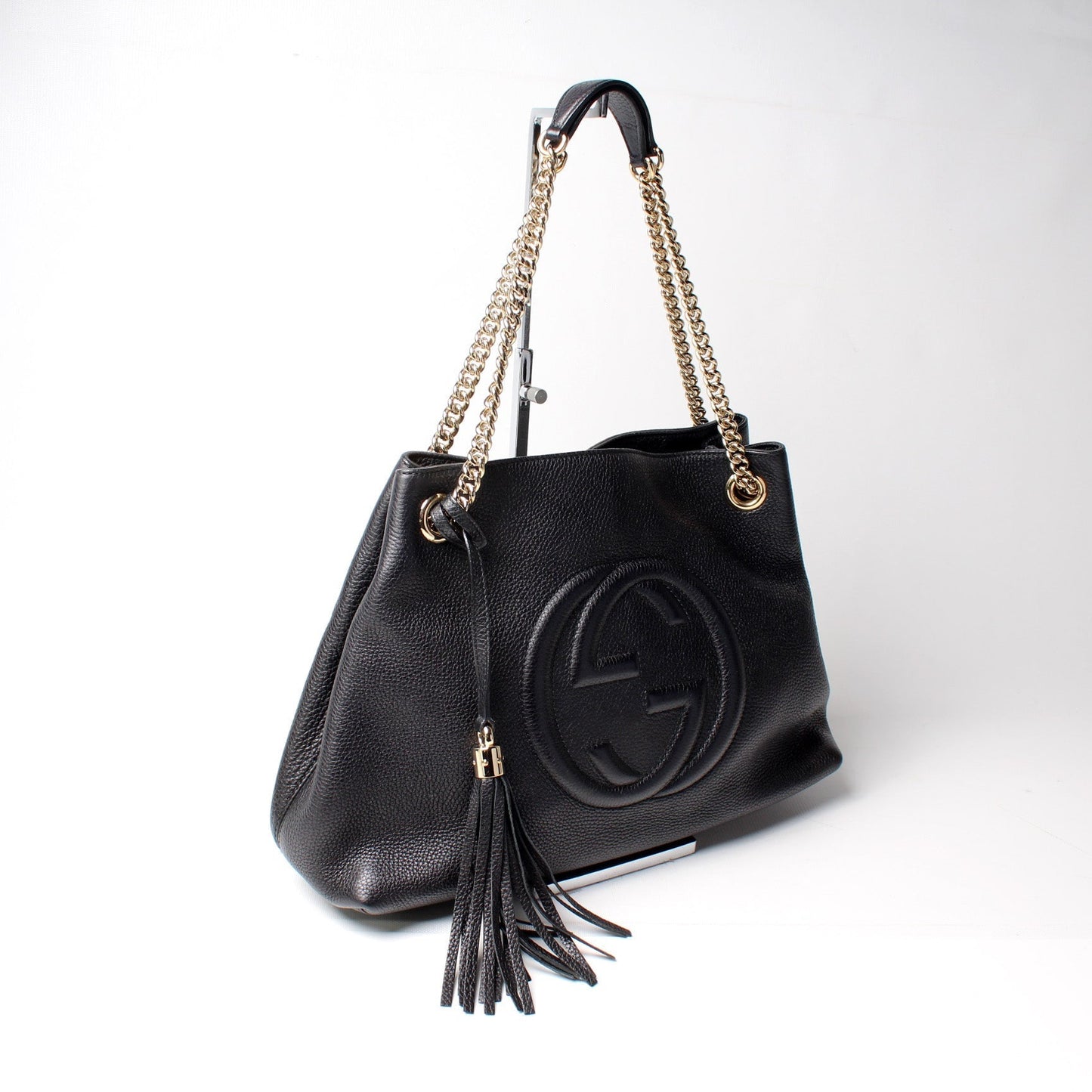 Gucci Soho Shoulder Bag Leather Medium Medium 21