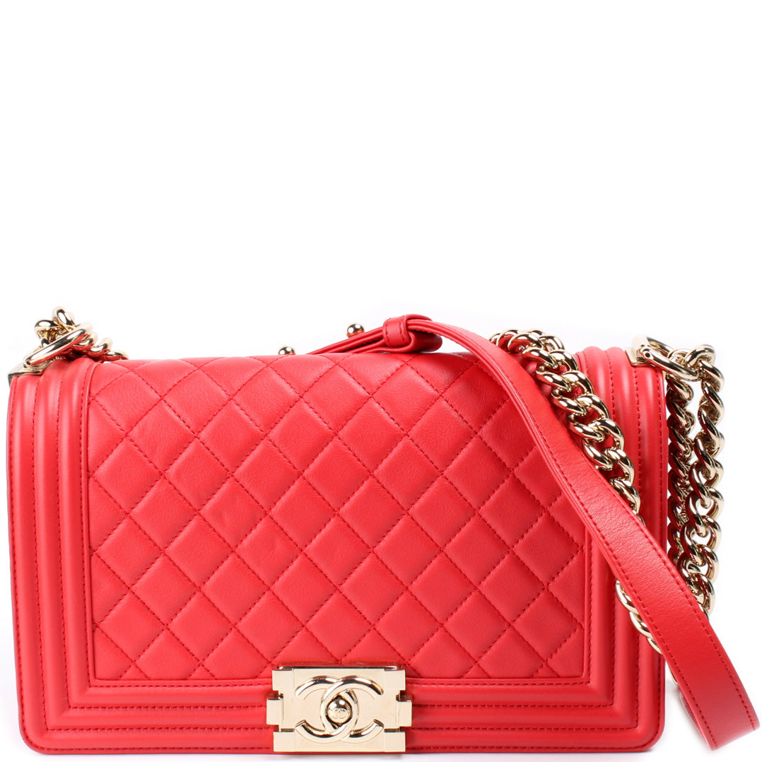 Chanel Boy Flap New Calfskin 27M Handbag