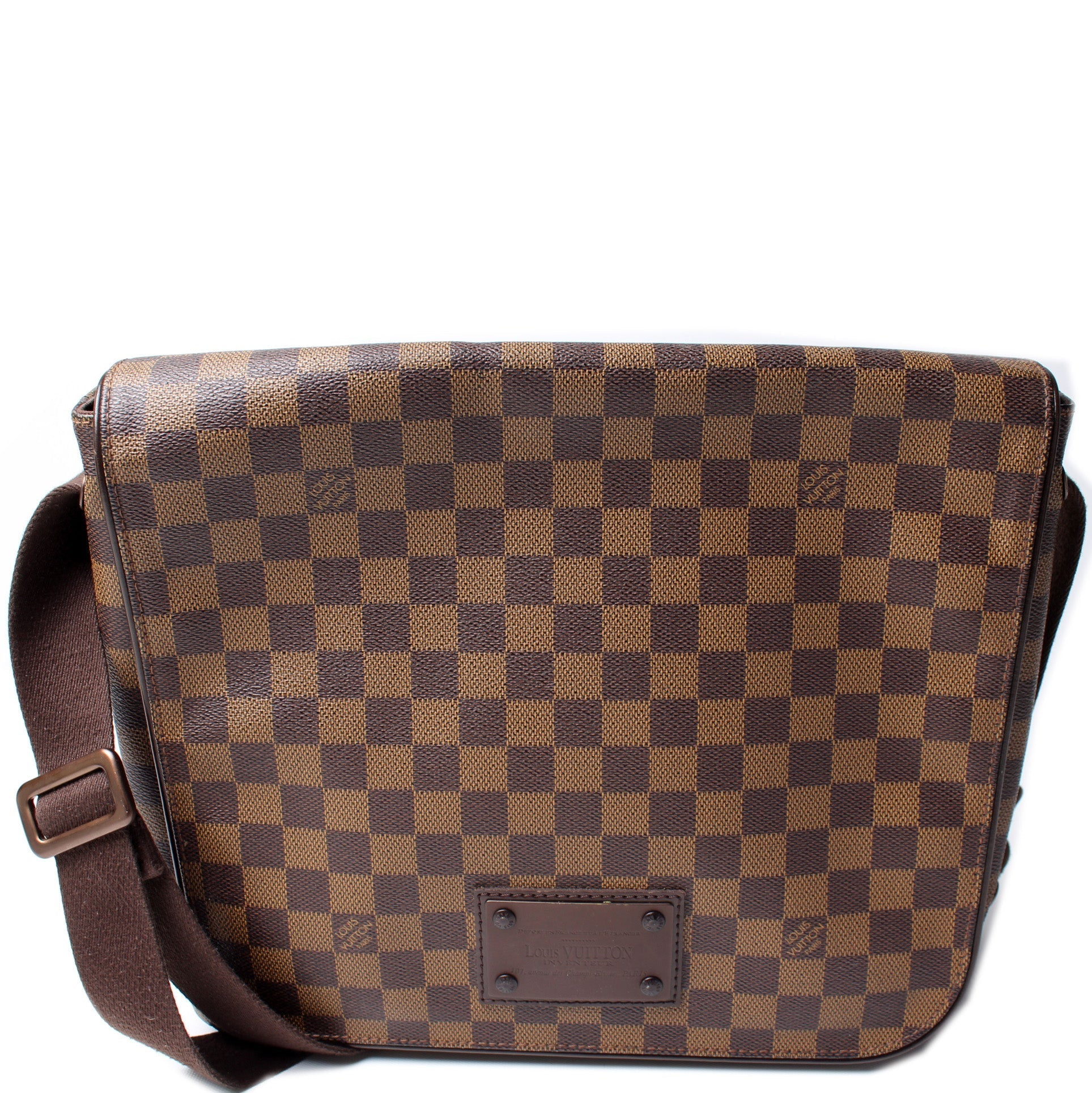 Louis Vuitton Brooklyn MM Ebene Damier Handbag