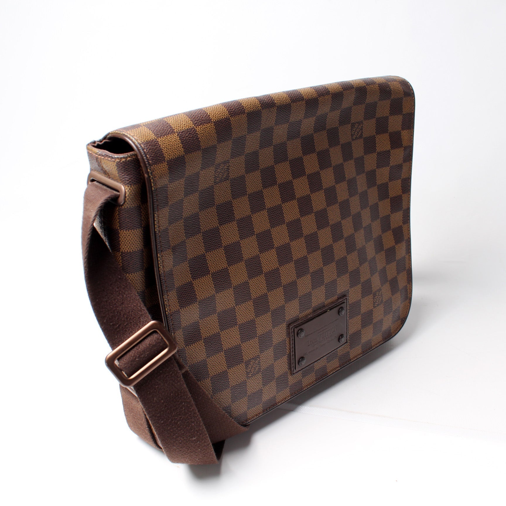Louis Vuitton Brooklyn MM Ebene Damier Handbag