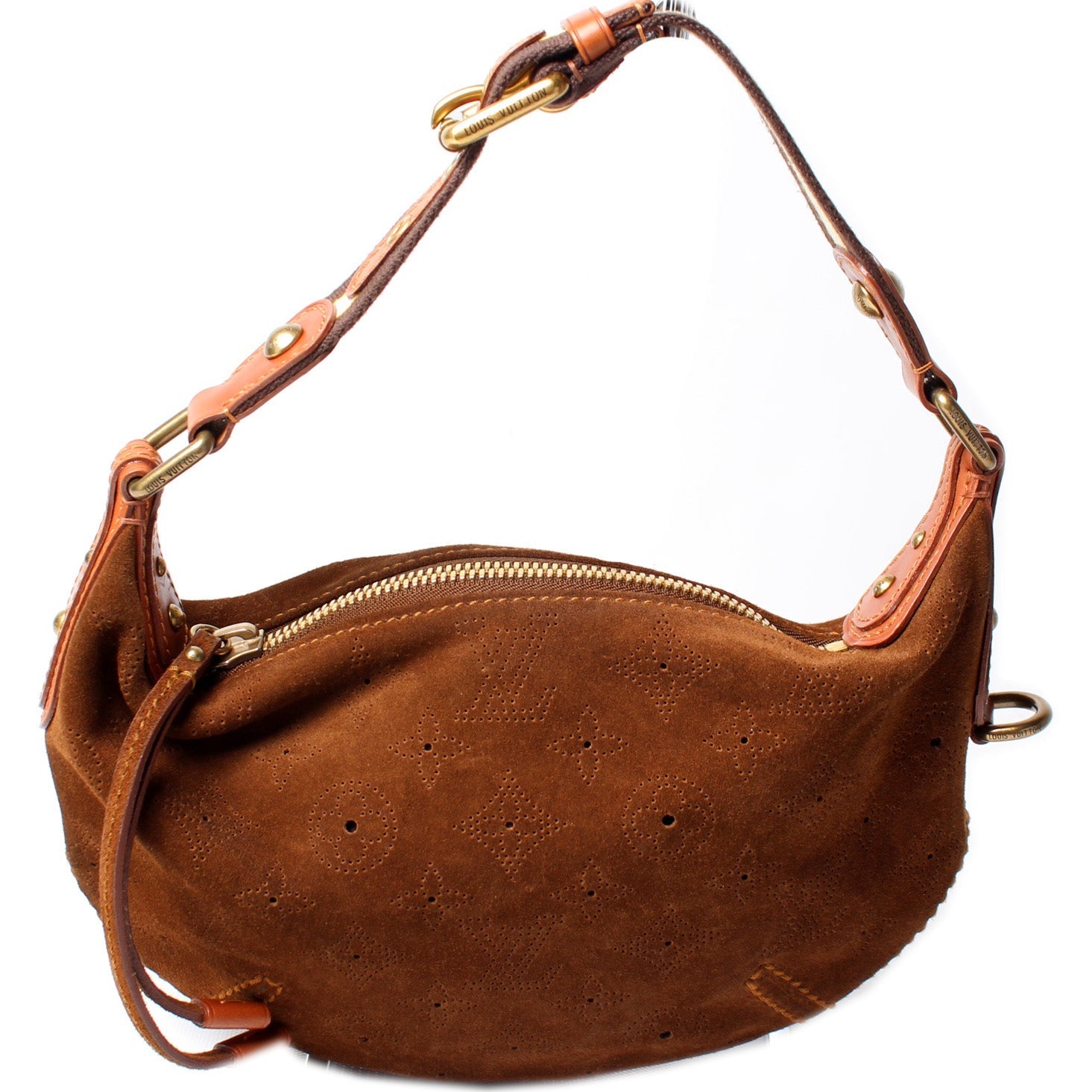 Louis Vuitton Onatah Hobo Suede Mahina Shoulder Bag