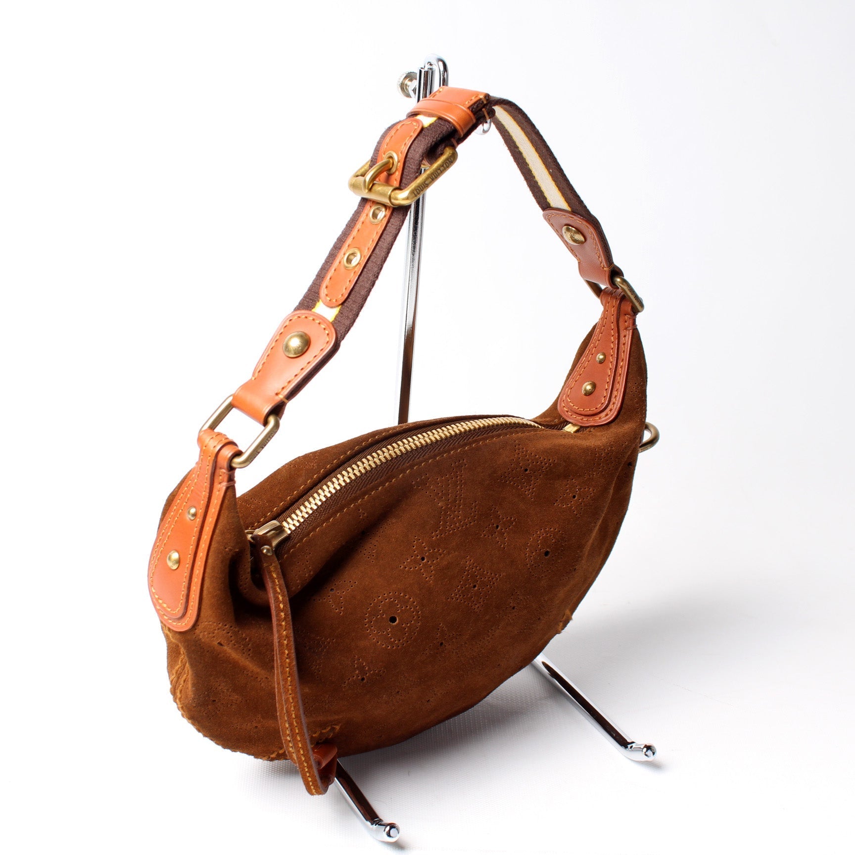 Louis Vuitton Onatah Hobo Suede Mahina Shoulder Bag