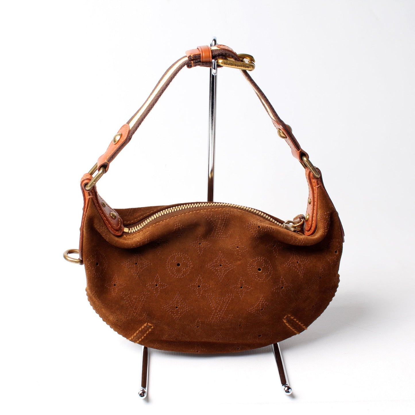 Louis Vuitton Onatah Hobo Suede Mahina Shoulder Bag