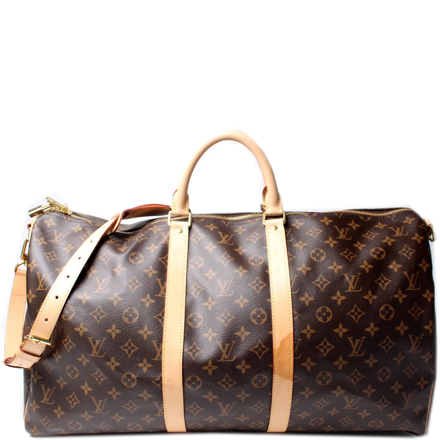 Louis Vuitton Keepall 55 Bandouliere Monogram Travel Bag