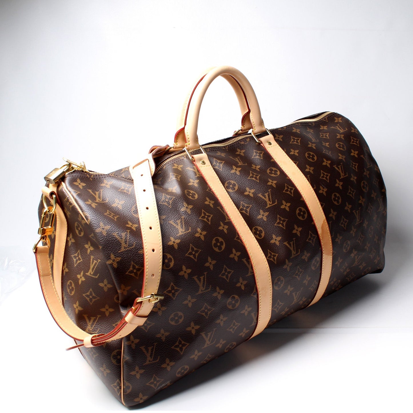 Louis Vuitton Keepall 55 Bandouliere Monogram Travel Bag