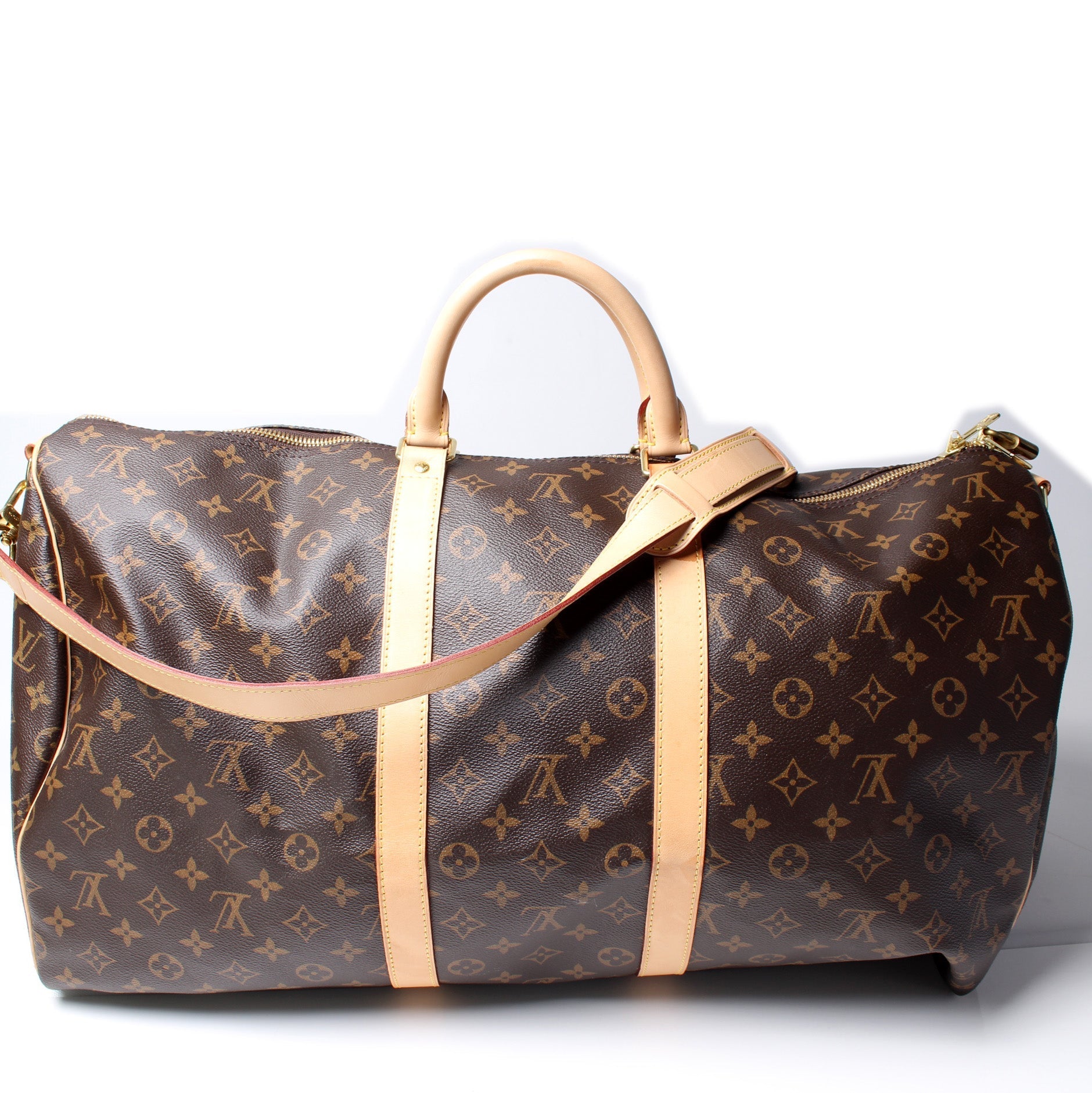Louis Vuitton Keepall 55 Bandouliere Monogram Travel Bag