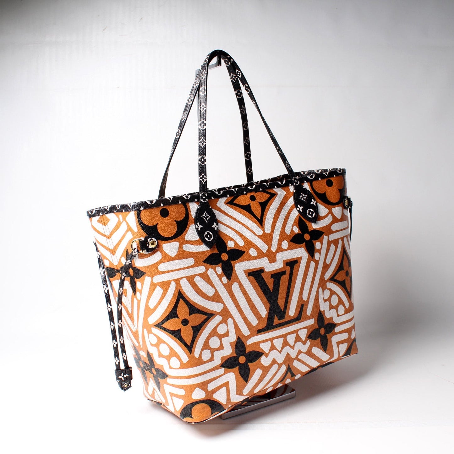 Louis Vuitton Neverfull MM Giant Crafty Monogram Tote Bag