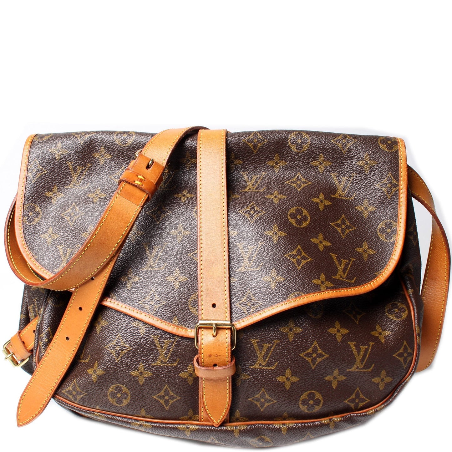 Louis Vuitton Saumar 35 Monogram Handbag