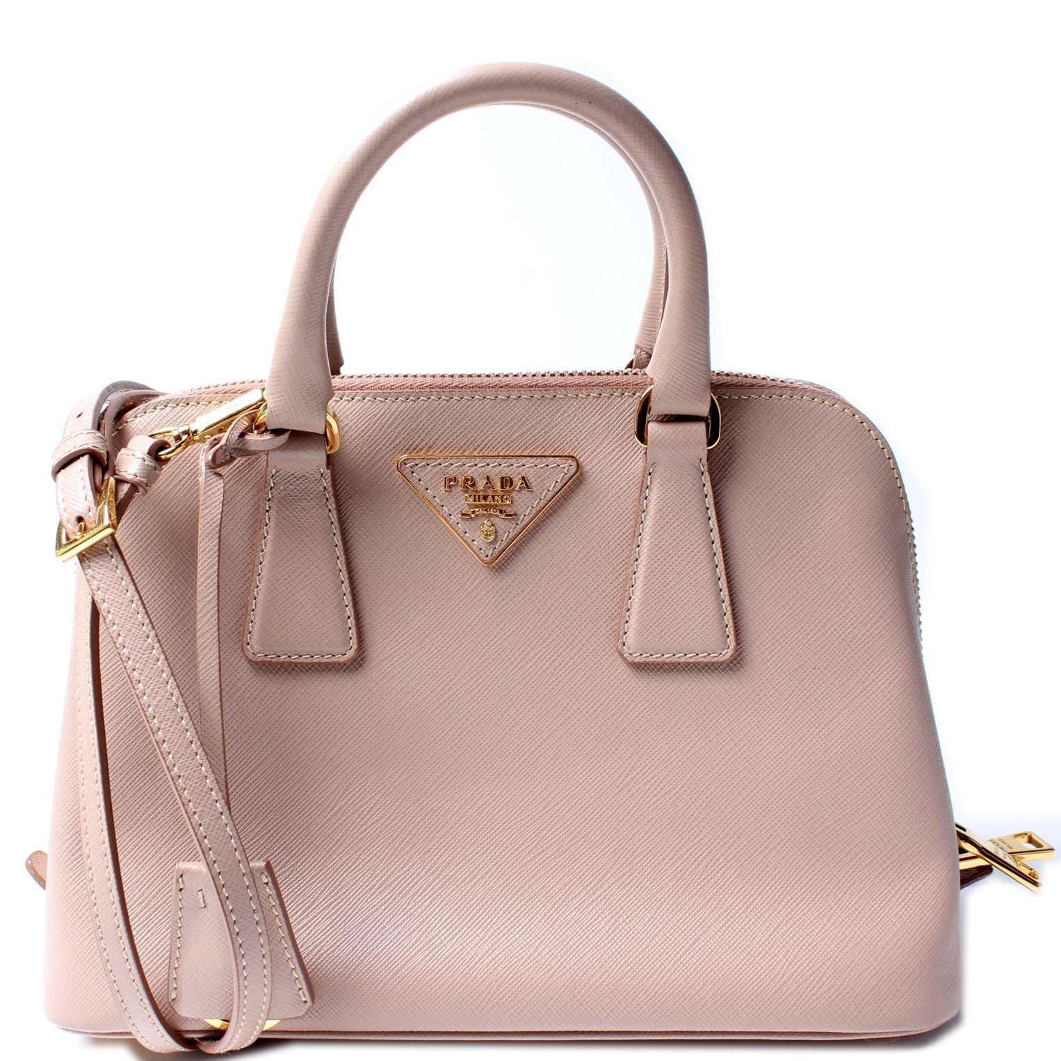 Prada Saffiano Lux Promenade Bag Small Travel Bag