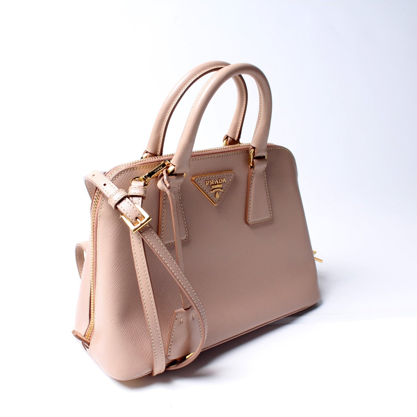Prada Saffiano Lux Promenade Bag Small Travel Bag